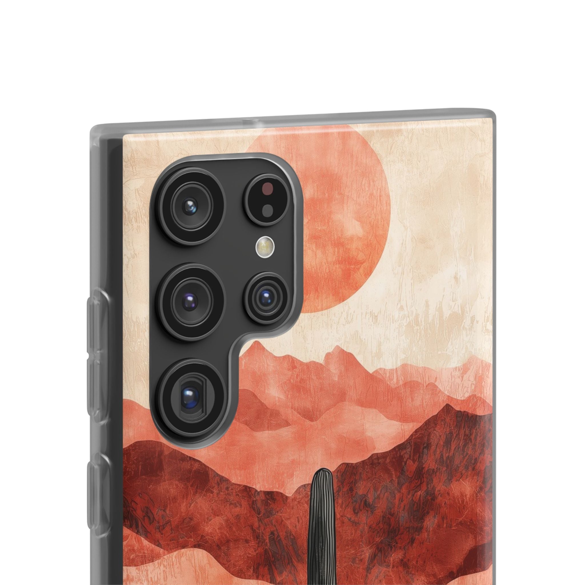 Terracotta Desert Sun · Soft Phone Case for Samsung