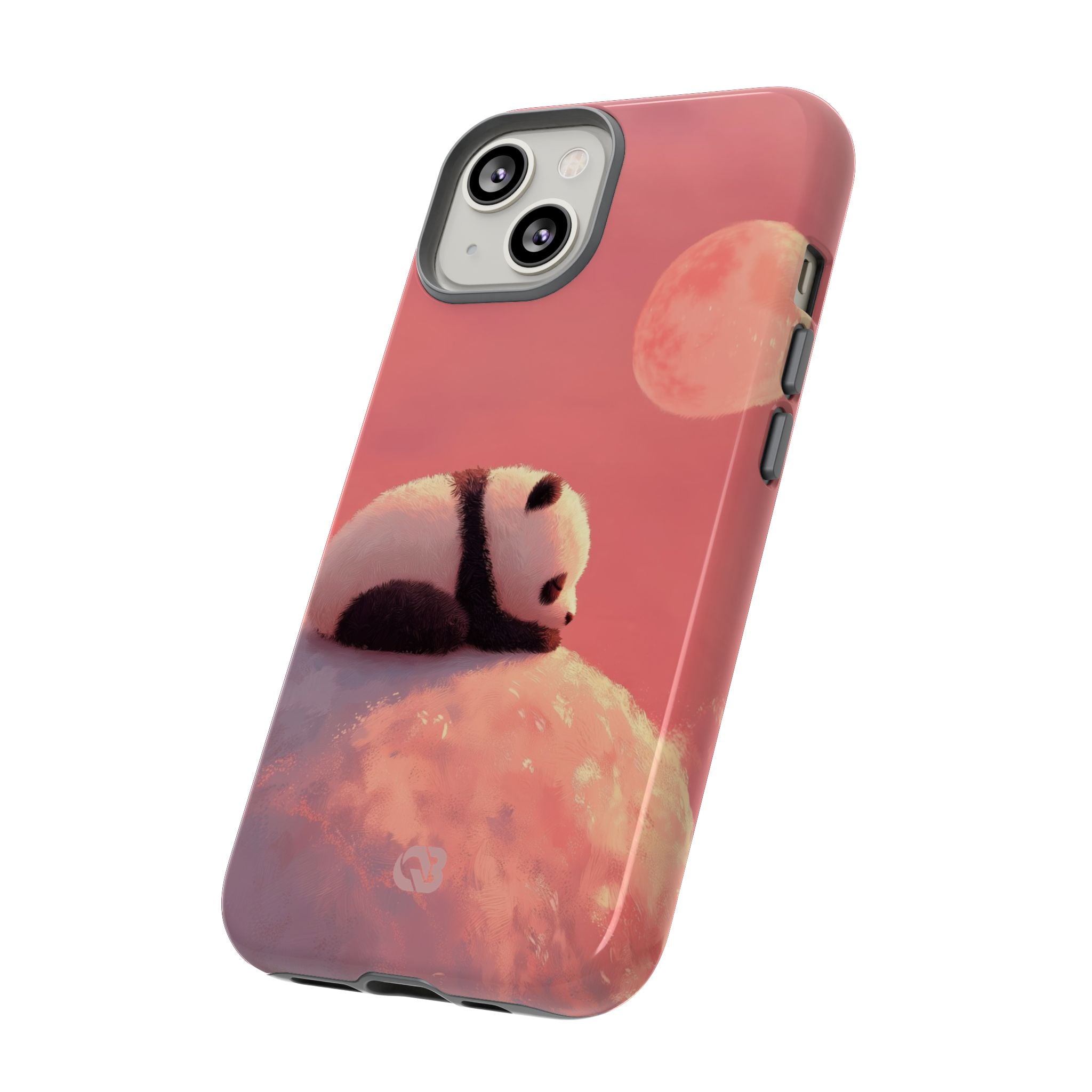 Rose Moon Panda · Tough Coque de téléphone pour iPhone