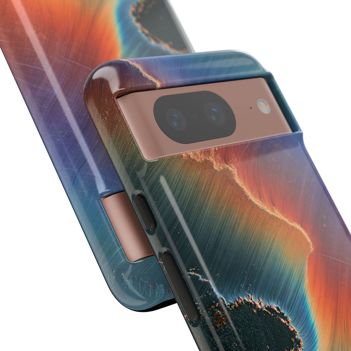 Prismatic Aura Shift · Tough Phone Case for Pixel · Blue