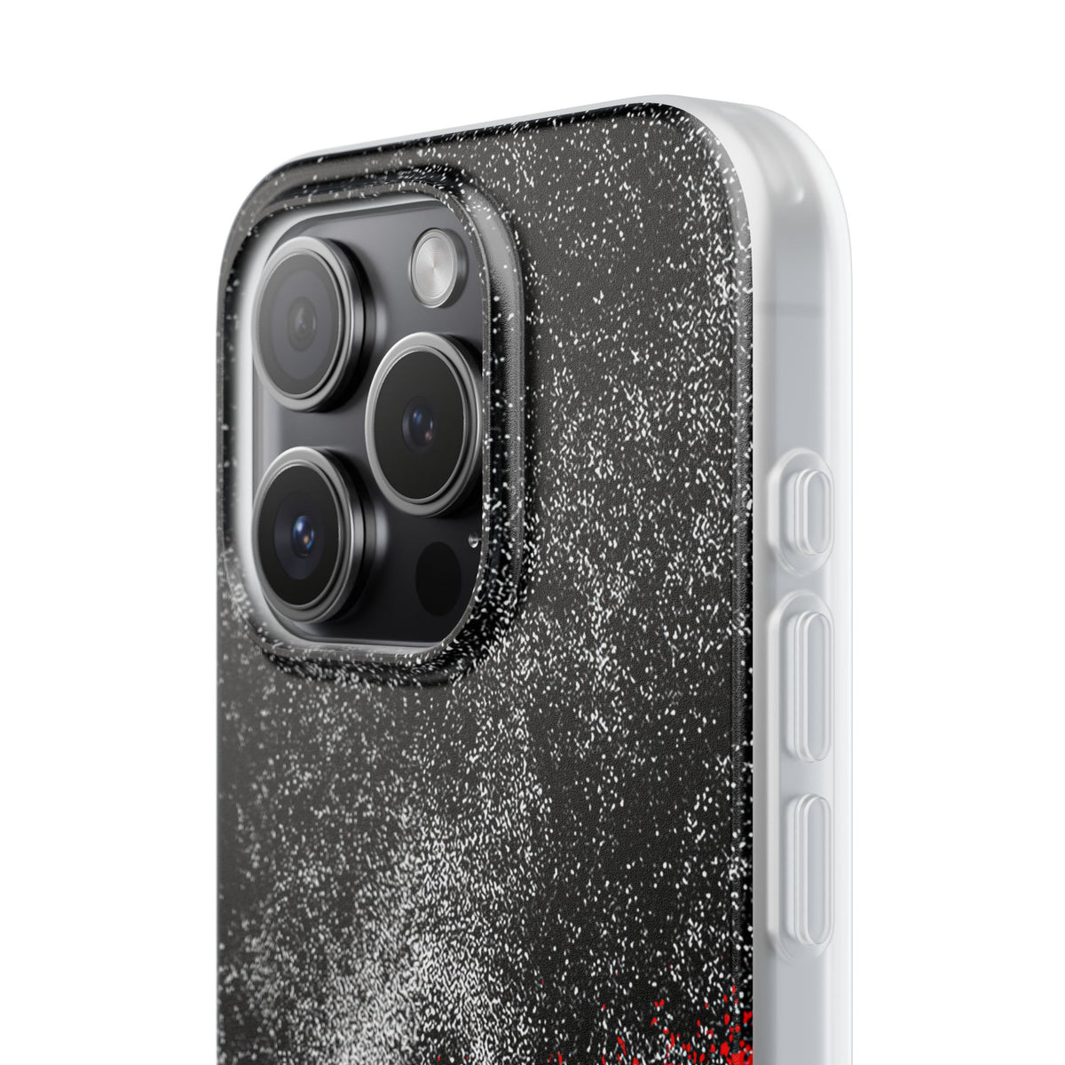 Crimson Noir Drip · Lite Phone Case for iPhone · Black