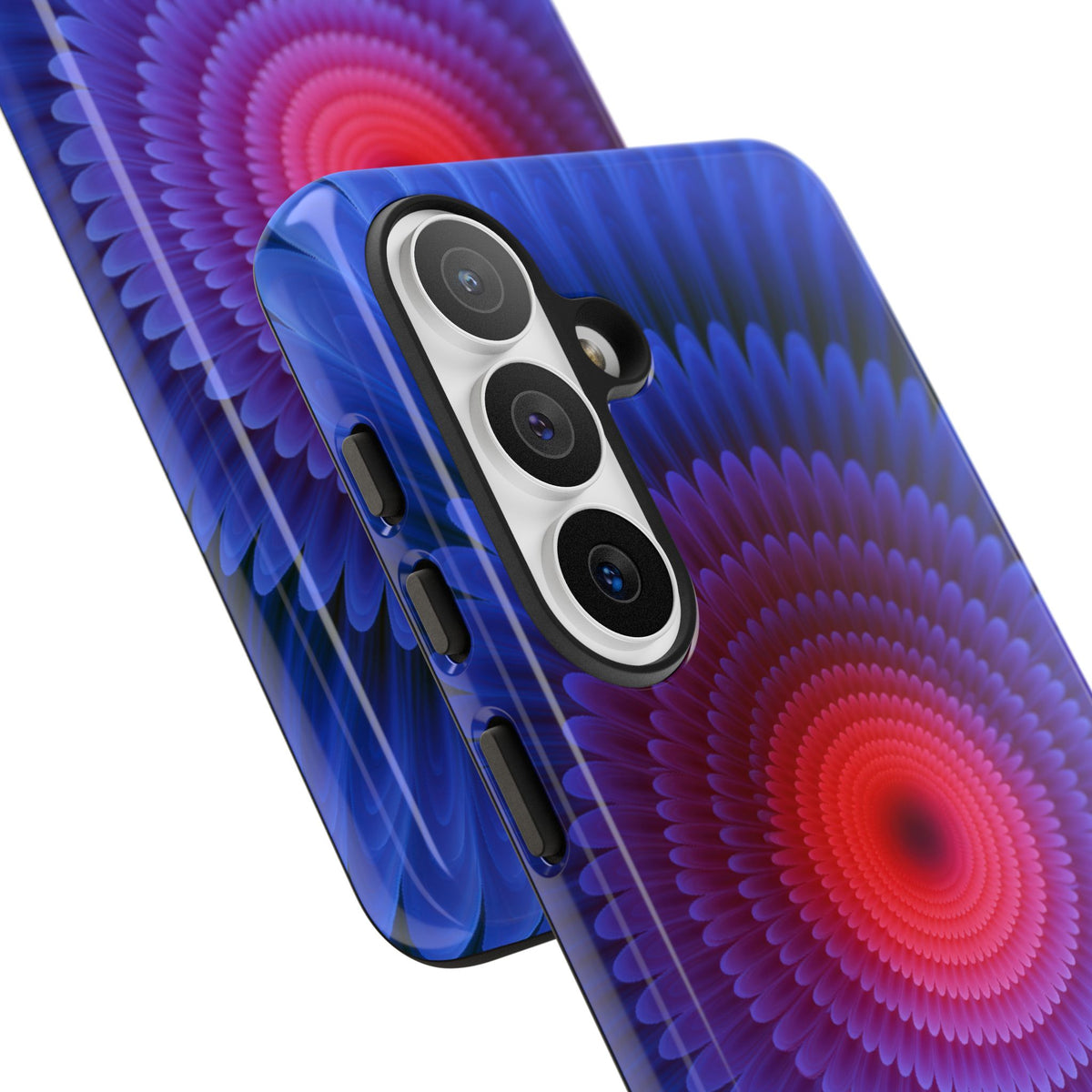 Radial Spectrum Bloom · Tough Phone Case for Samsung · Blue