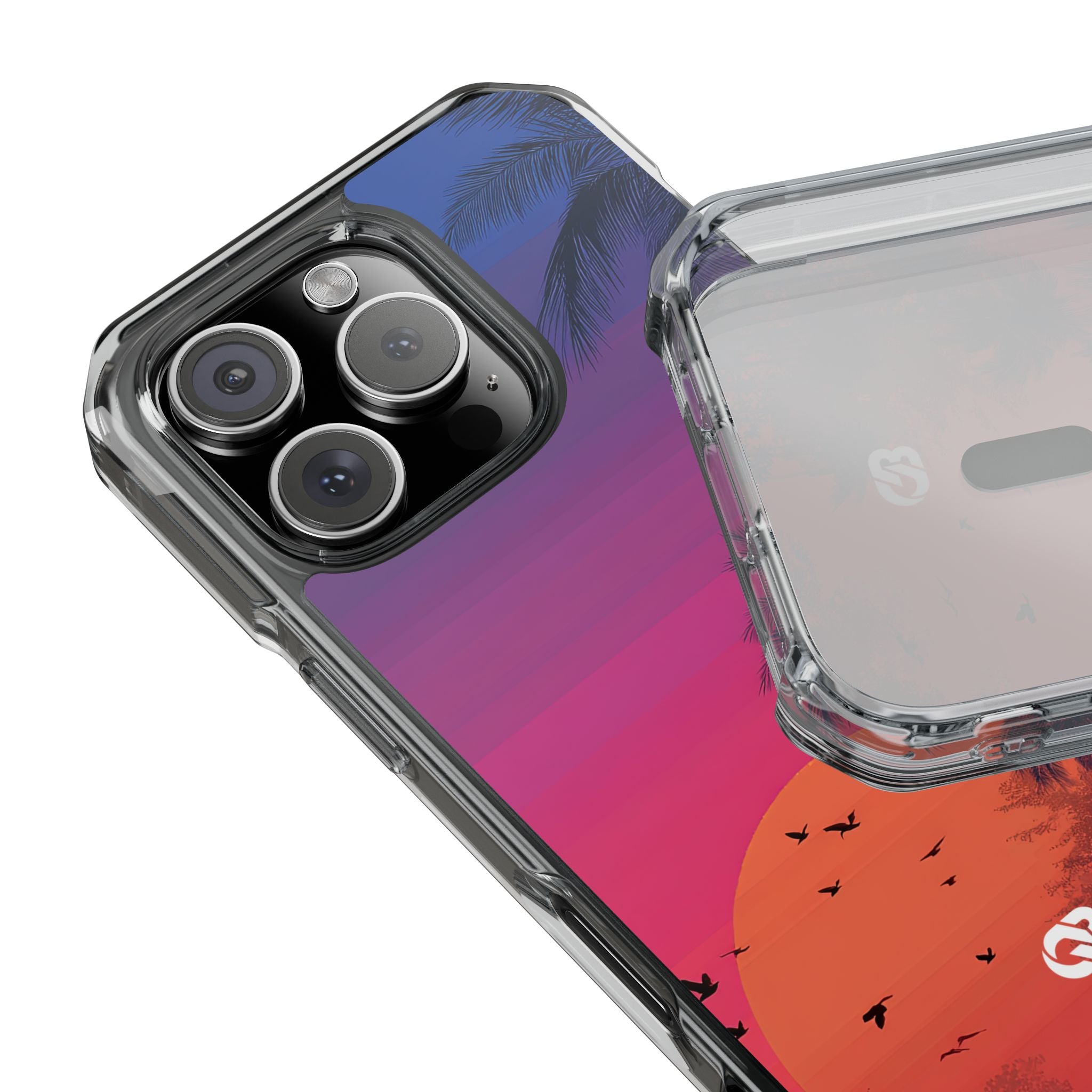 Neon Horizon Palms · Impact Phone Case for iPhone · Magsafe