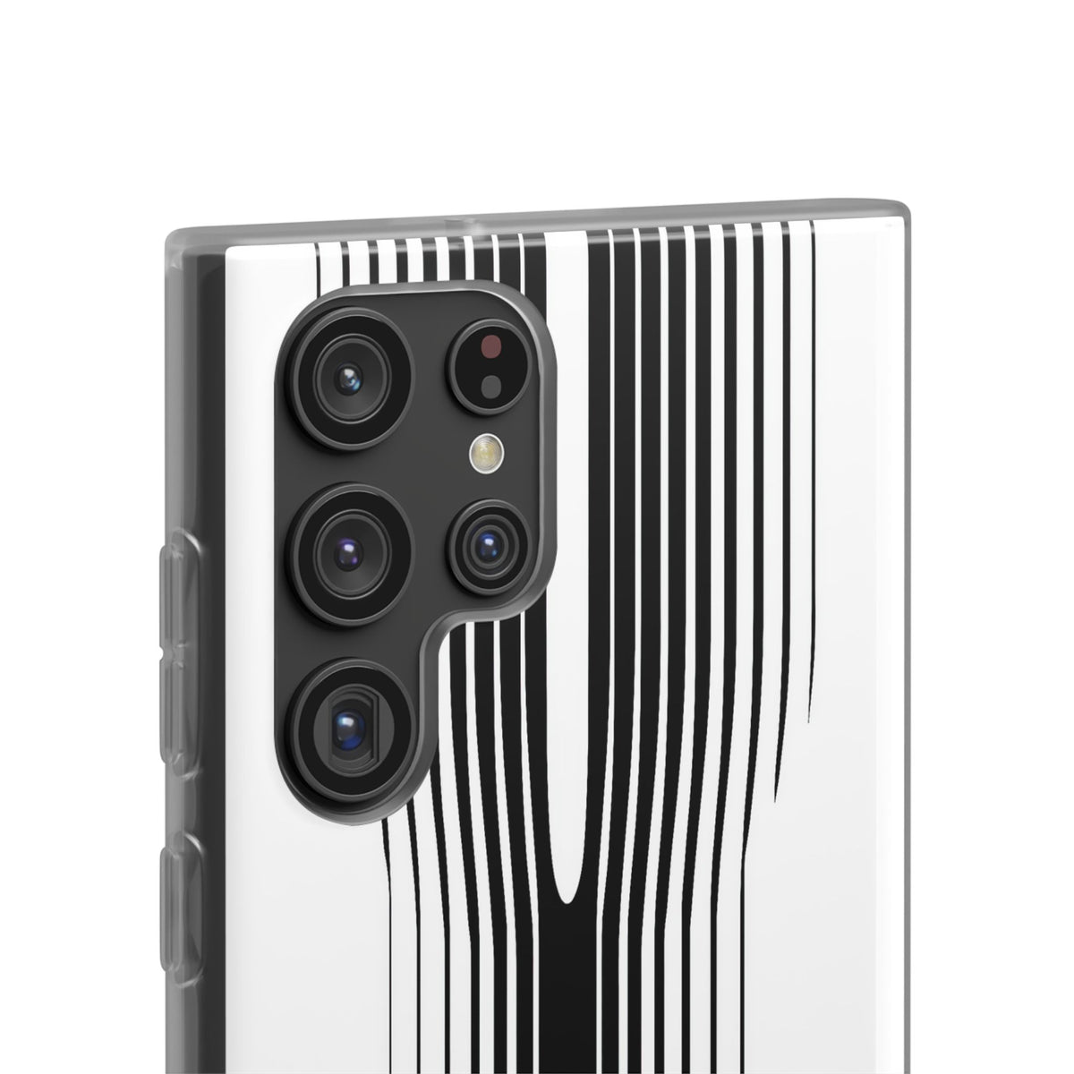 White Lite Phone Case for Samsung - Kinetic Mono Distortion
