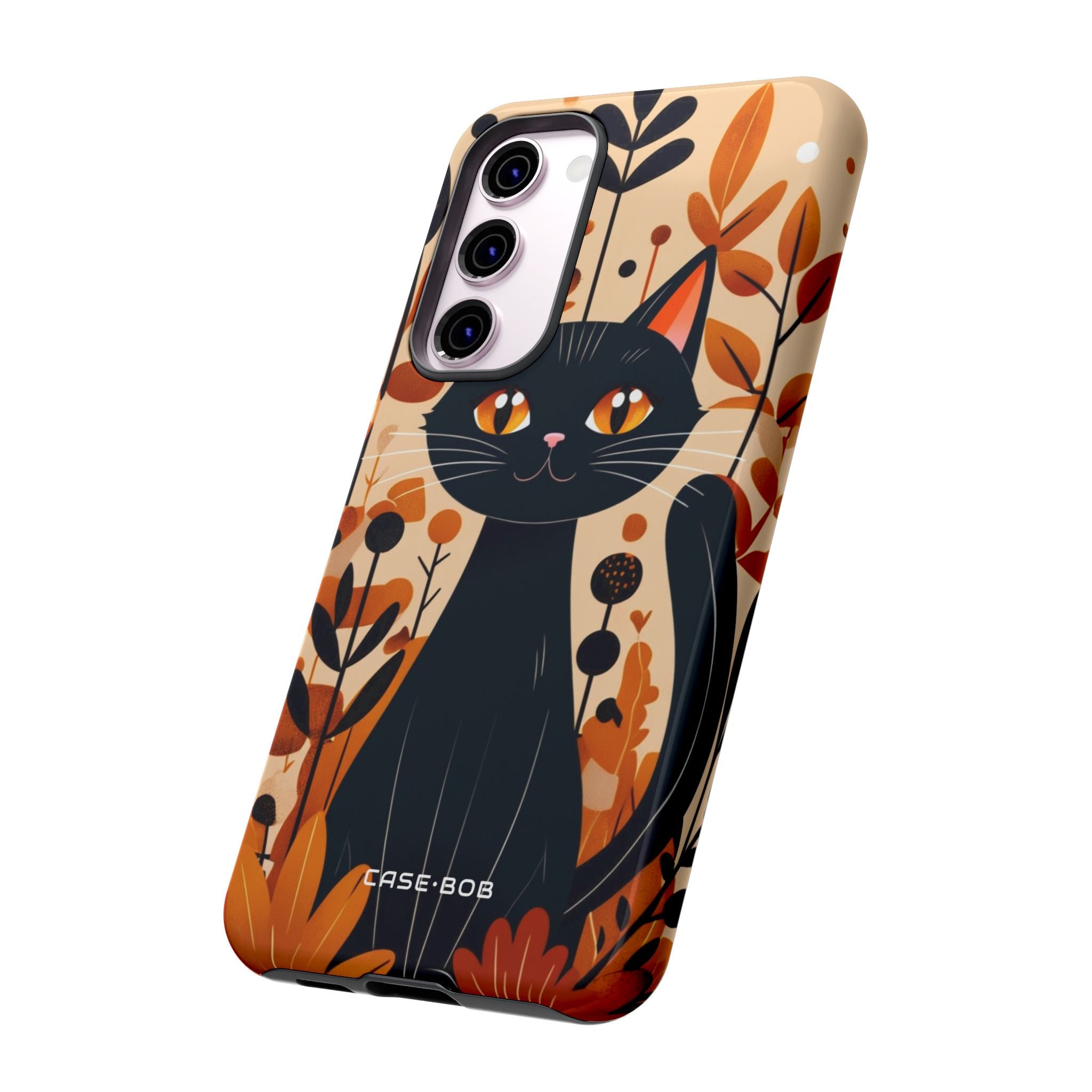 Schwarze Katze Glow Samsung S23 Plus Case - Tough
