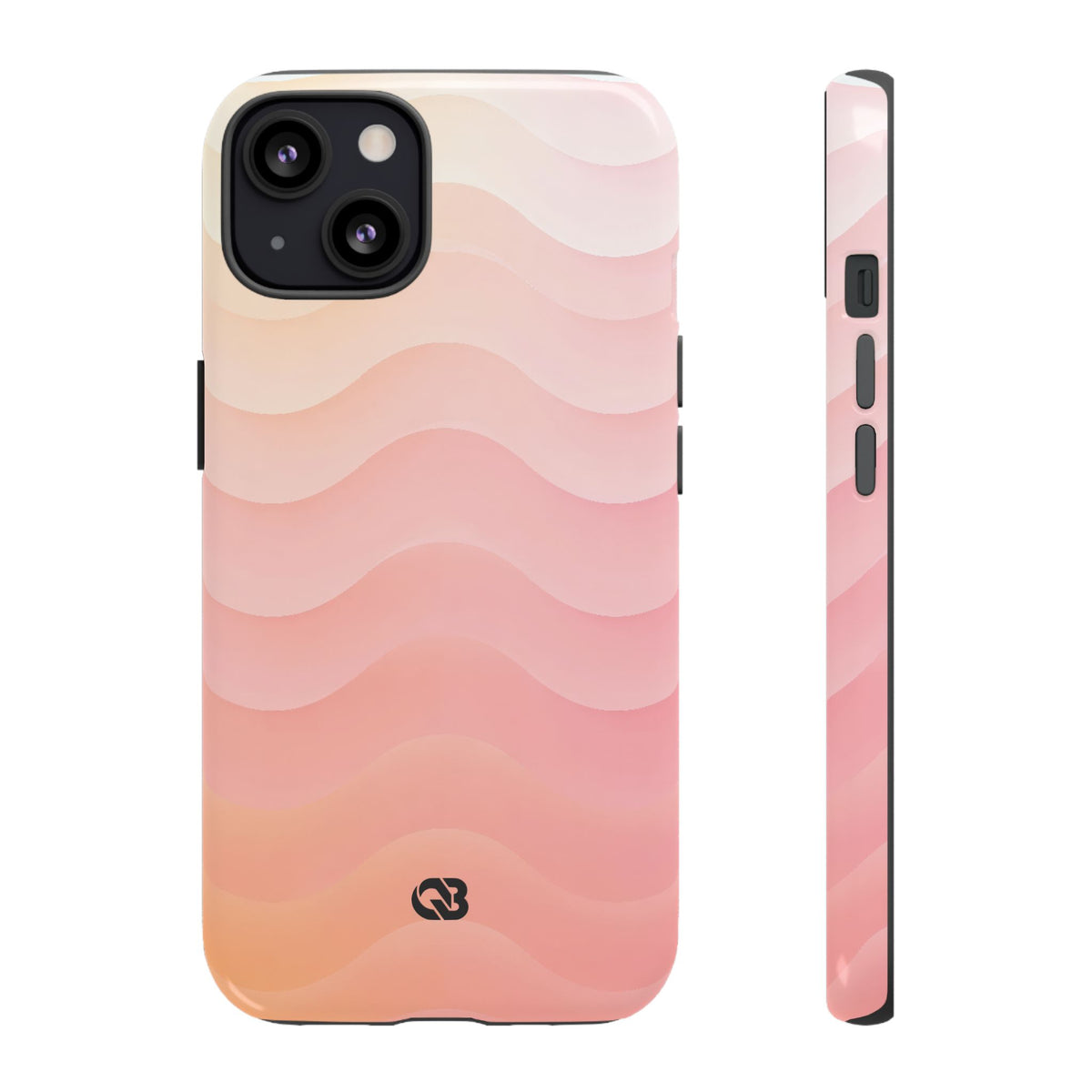 Blush Horizon Waves · Tough Phone Case for iPhone · Pink