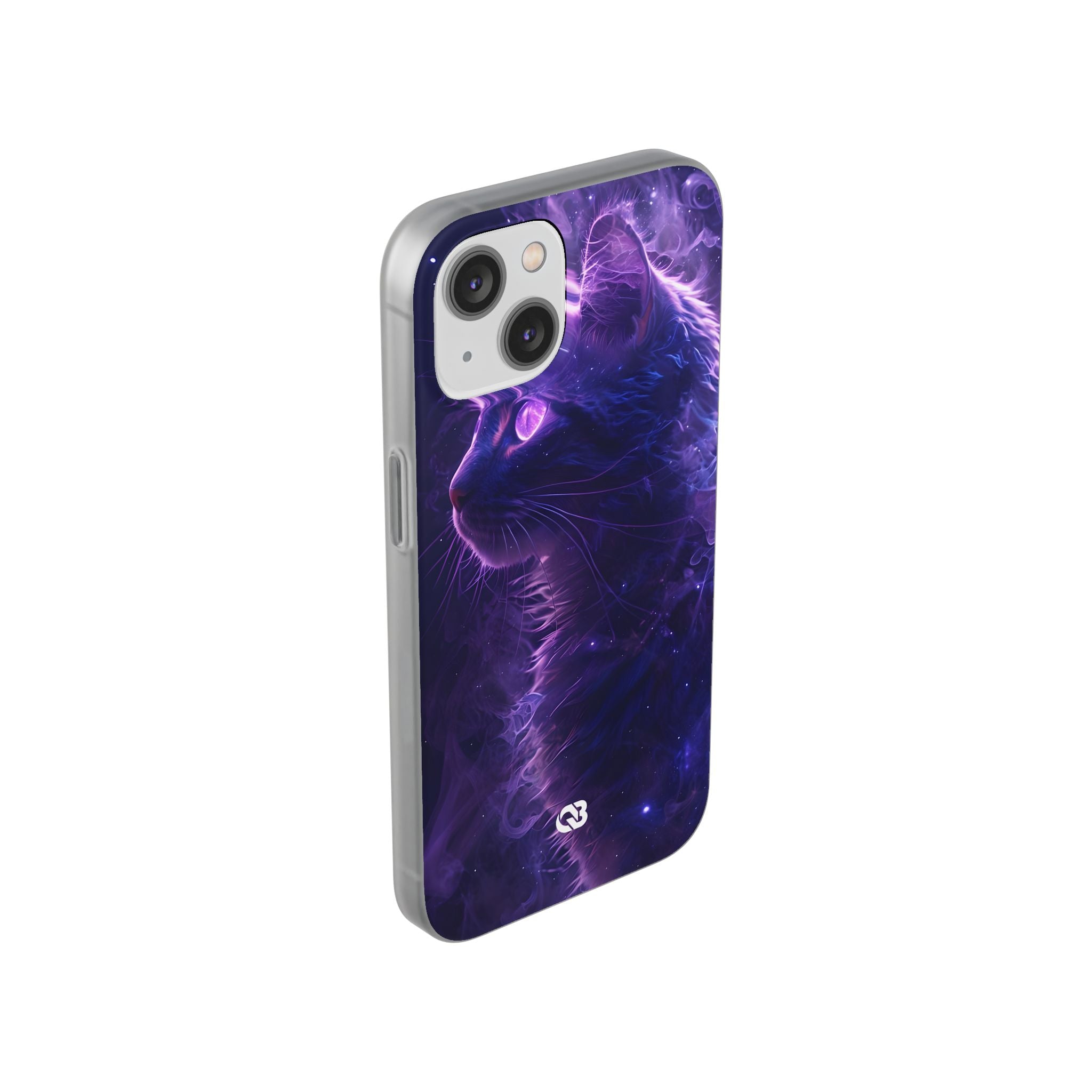 Purple Void Feline · Soft Custodia per iPhone