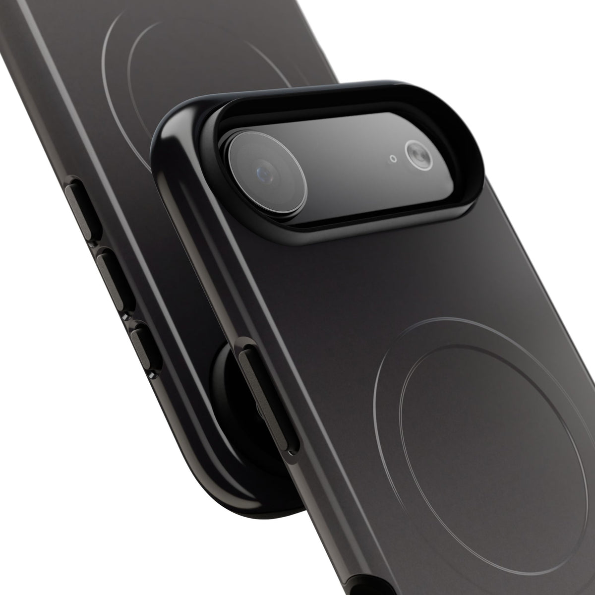 Grey Tough 2.0 Magsafe Phone Case for iPhone - Obsidian Ash Fade