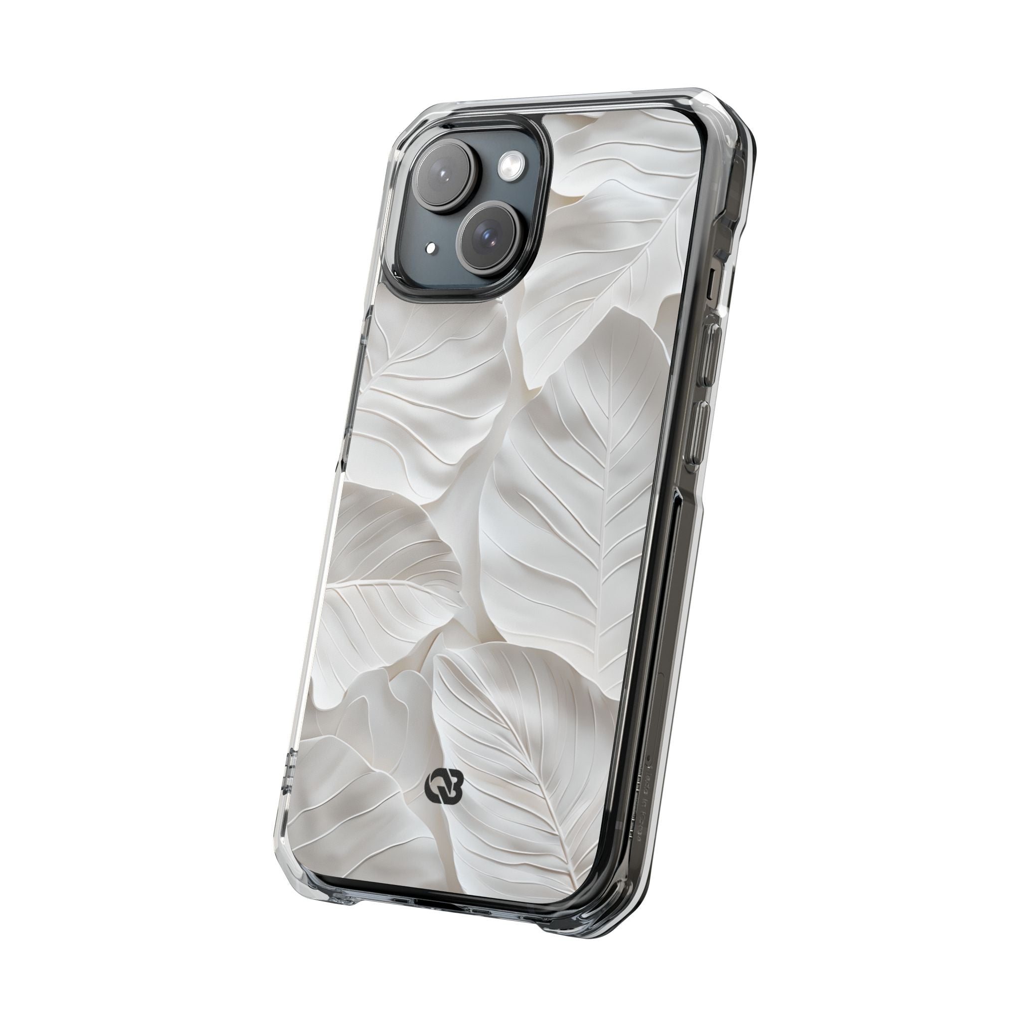 Sculpted Ivory Leaves · Impact Phone Case for iPhone · Magsafe