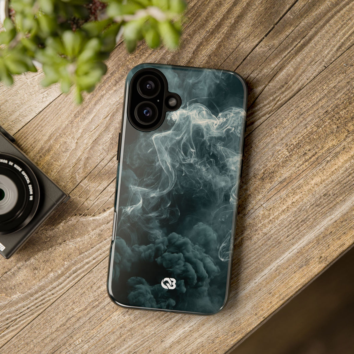 Luminescent Vapor Drift · Tough Phone Case for iPhone · Teal