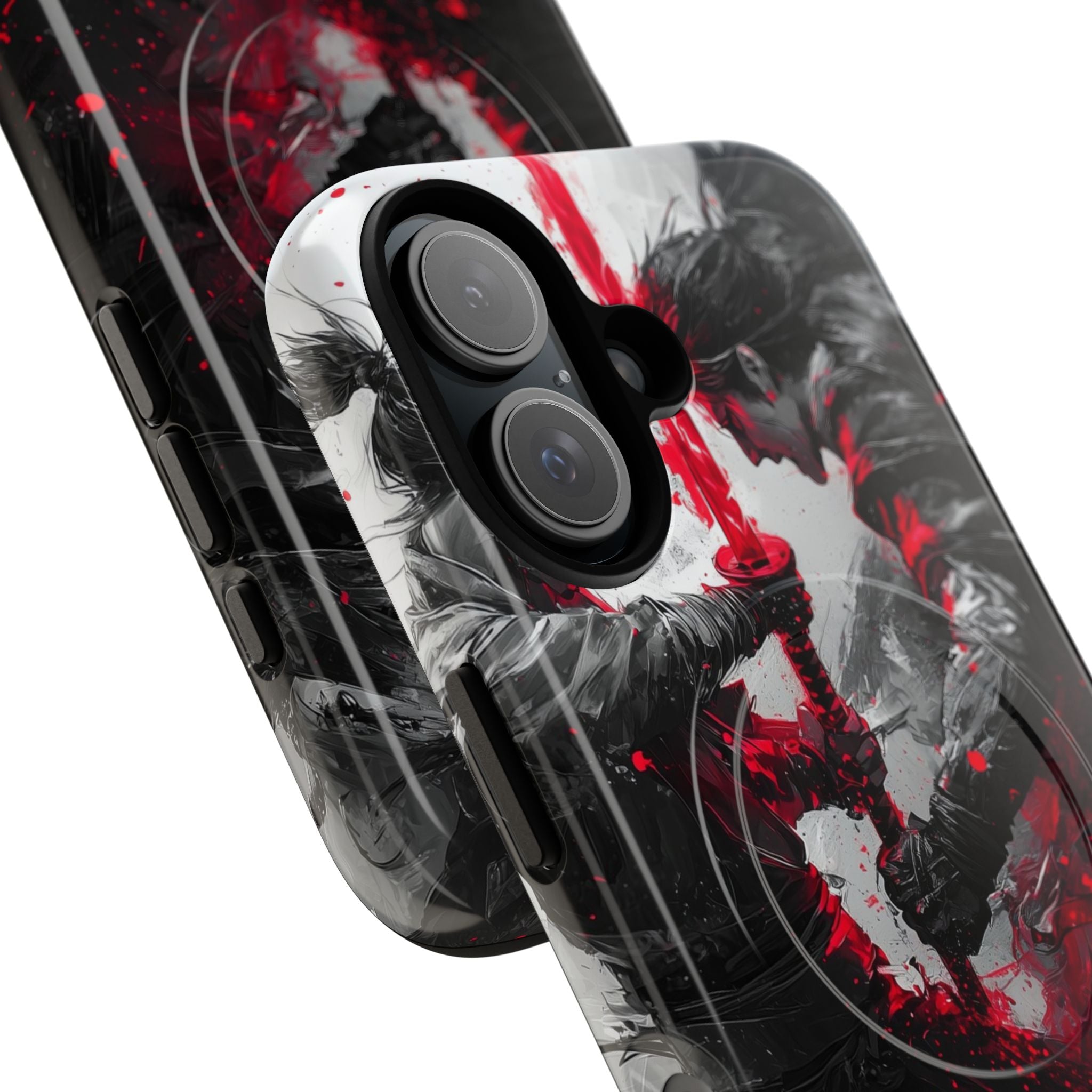 Shattered Crimson Duel · Tough+ Phone Case for iPhone · Magsafe