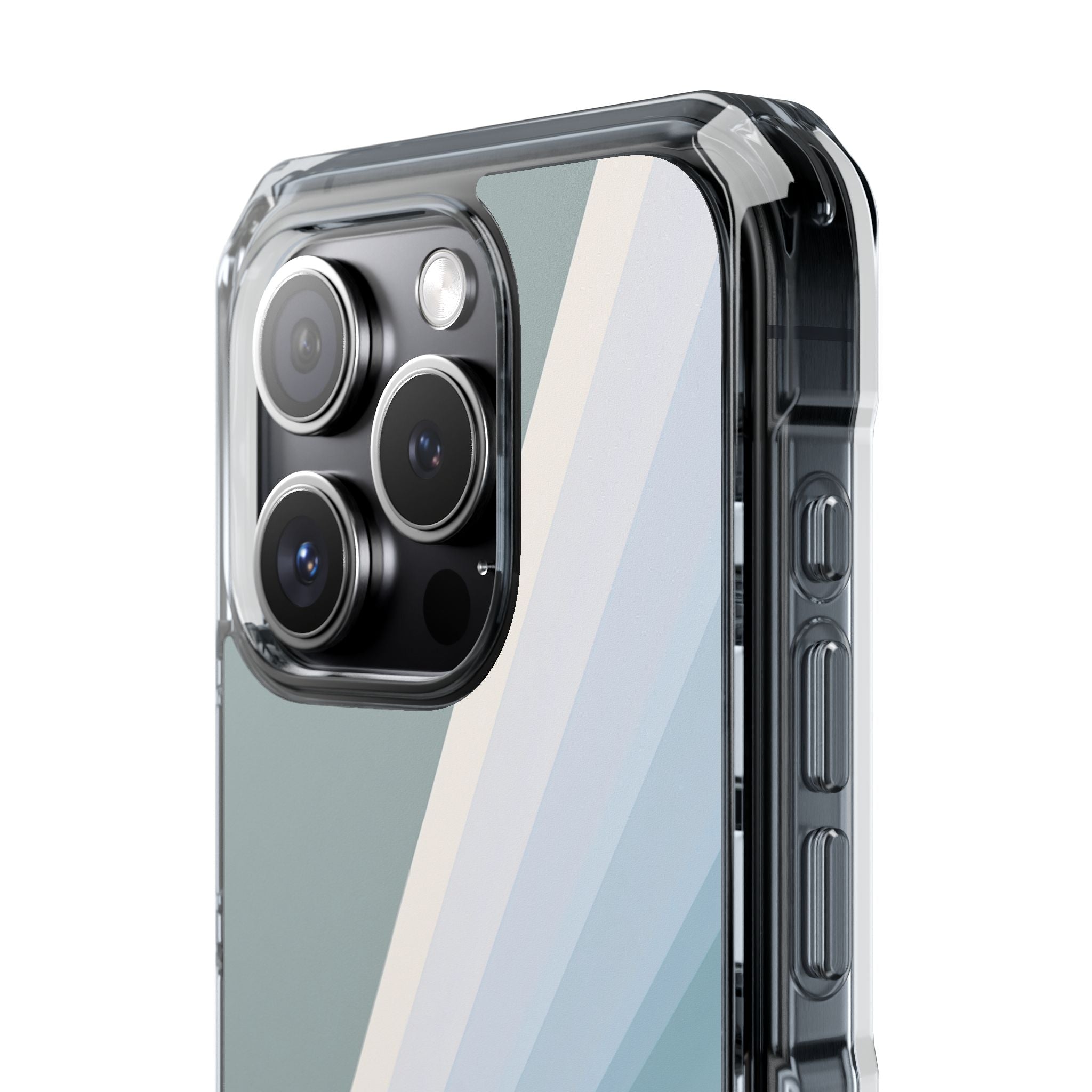 Green Impact MagSafe Phone Case for iPhone - Sage Prism Beam