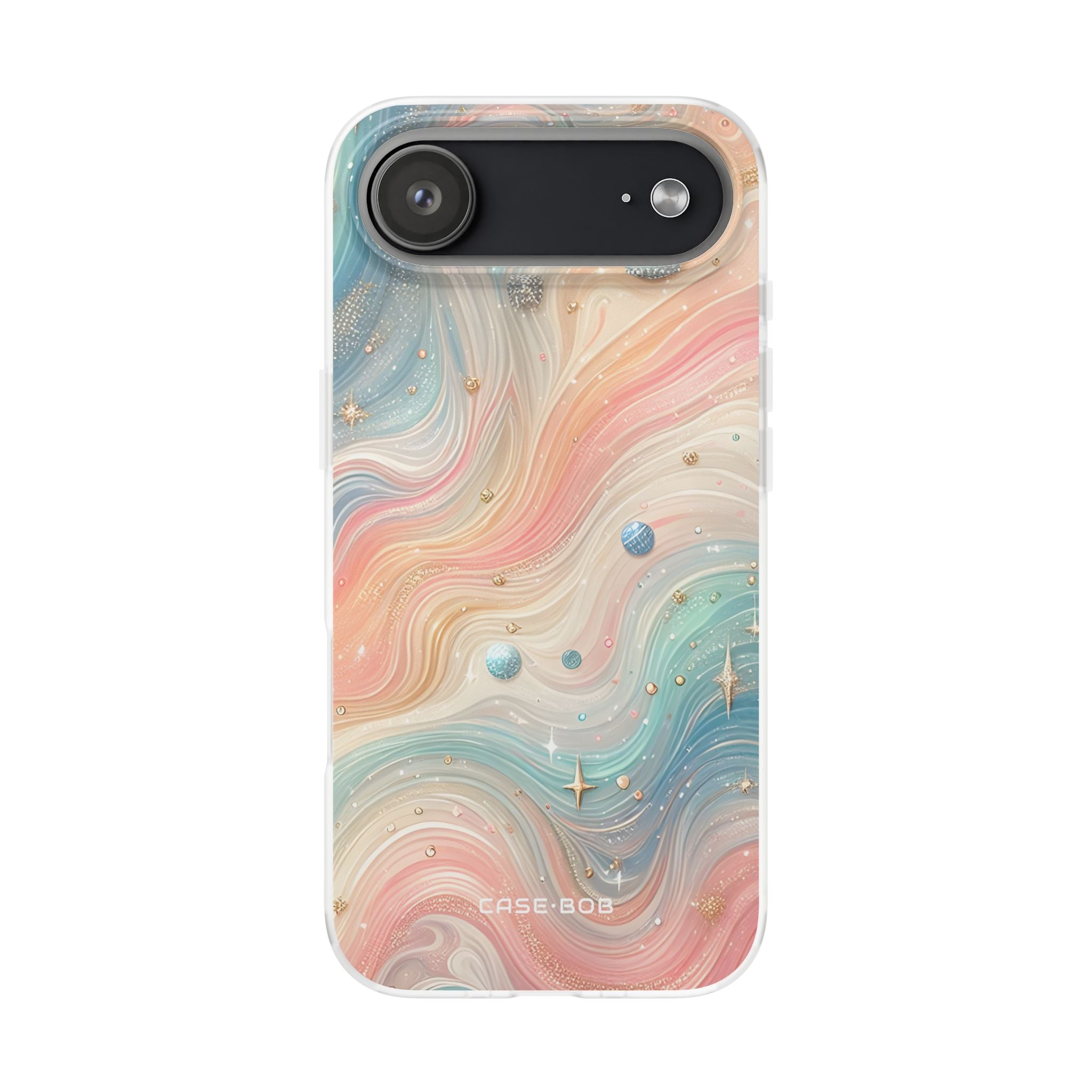 Iridescent Swirls iPhone 17 Air Case - Soft - CASE•BOB