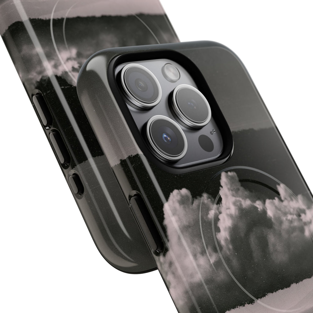 Crimson Horizon · Tough 2.0 Magnetic Phone Case for iPhone · Black