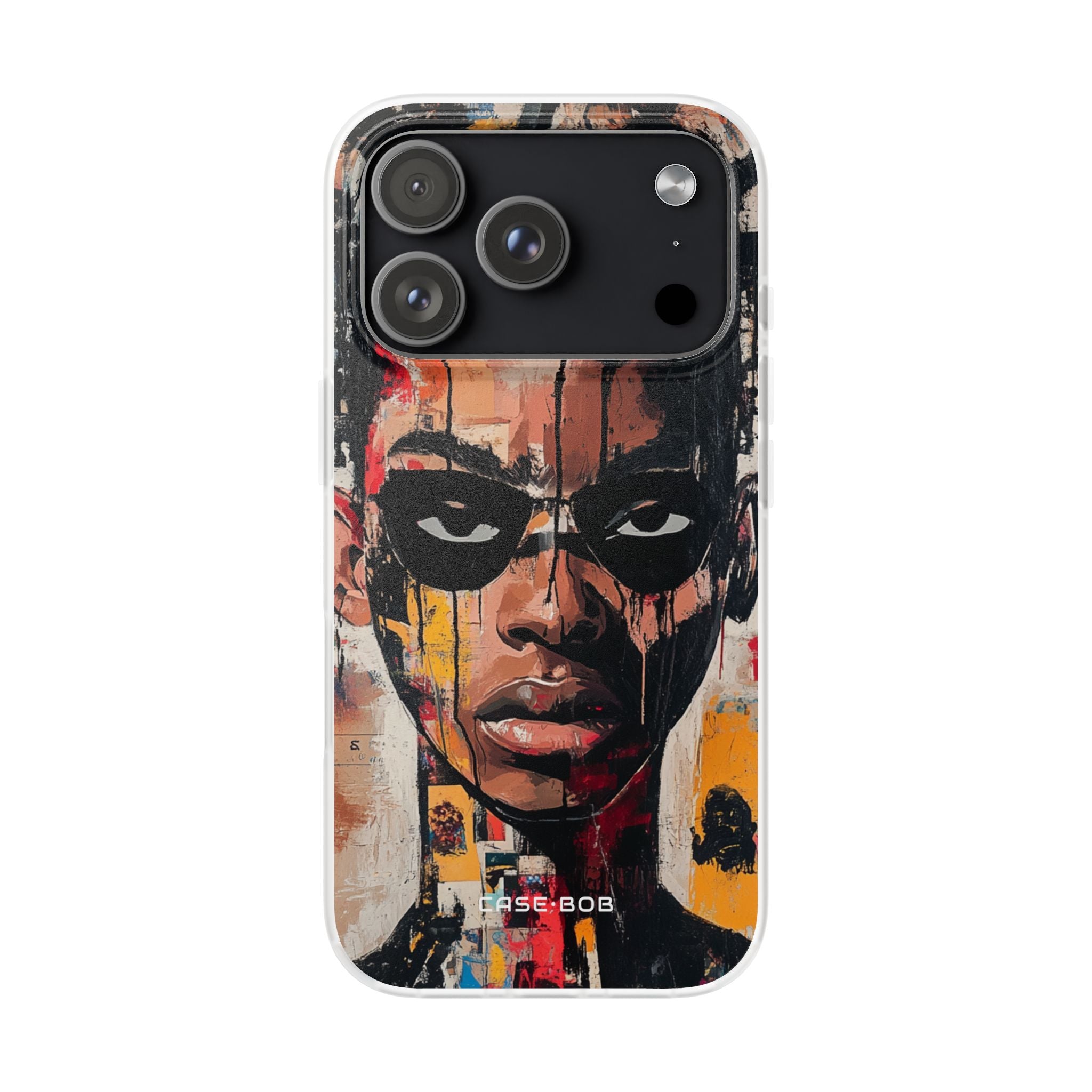 Masked Portrait Drips iPhone 17 Pro Case - Soft - CASE•BOB