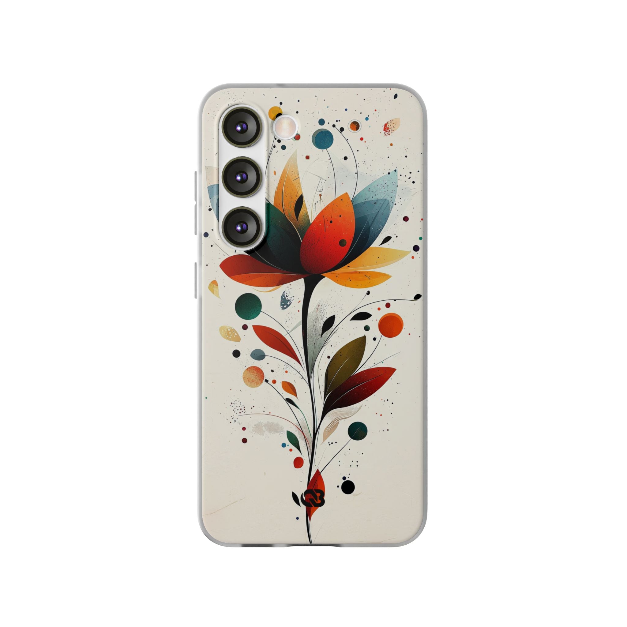 Burnt Petal Abstract · Soft Handyhülle für Samsung