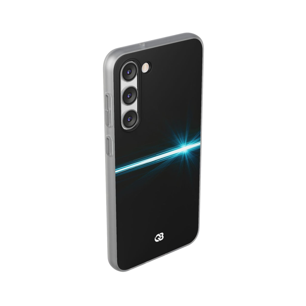 Blue Lite Phone Case for Samsung - Electric Cyan Ray
