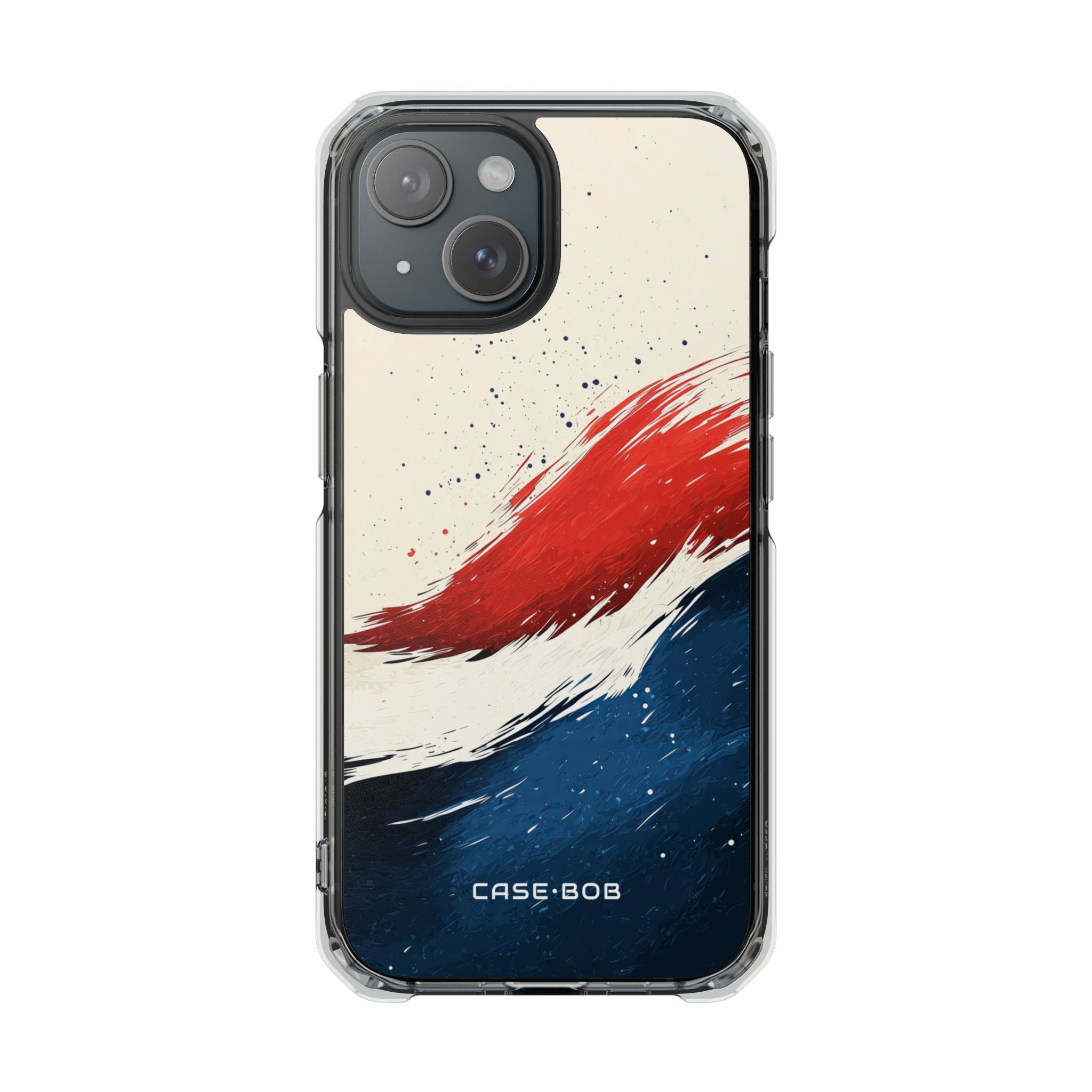 Crimson Sweep iPhone 15 Case - Impact