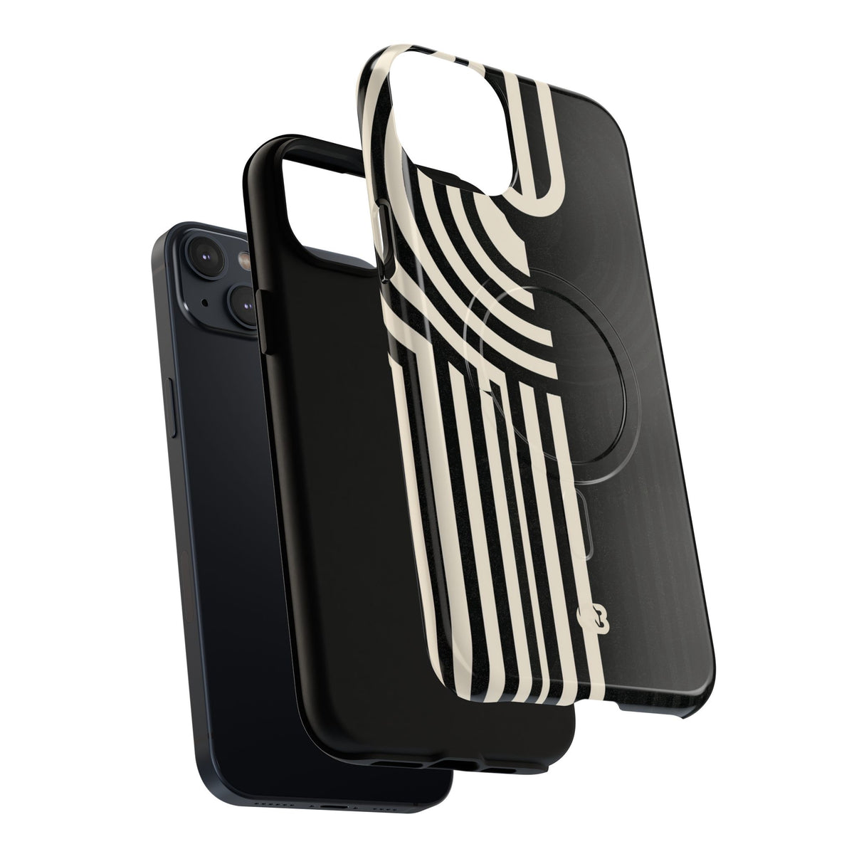 Beige Tough 2.0 Magsafe Phone Case for iPhone - Monolith Ivory Signal