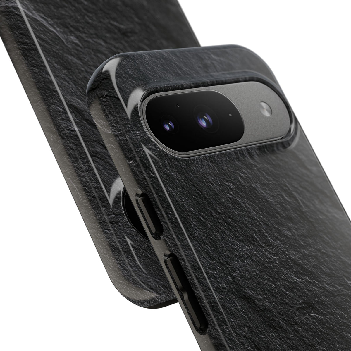 Black Tough Phone Case for Google Pixel - Raw Obsidian Slate