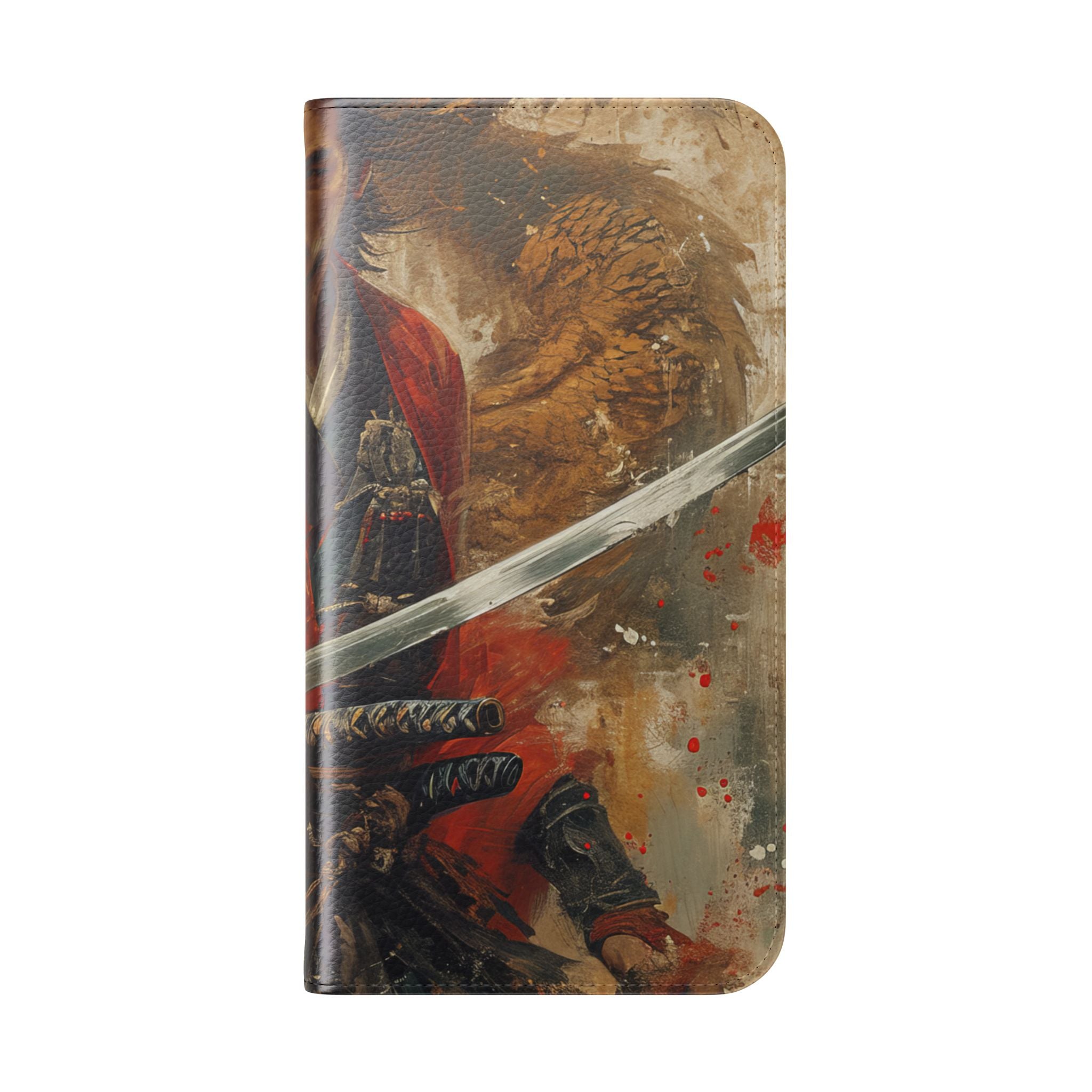 Crimson Samurai - iPhone 15 Pro Max Case - Wallet