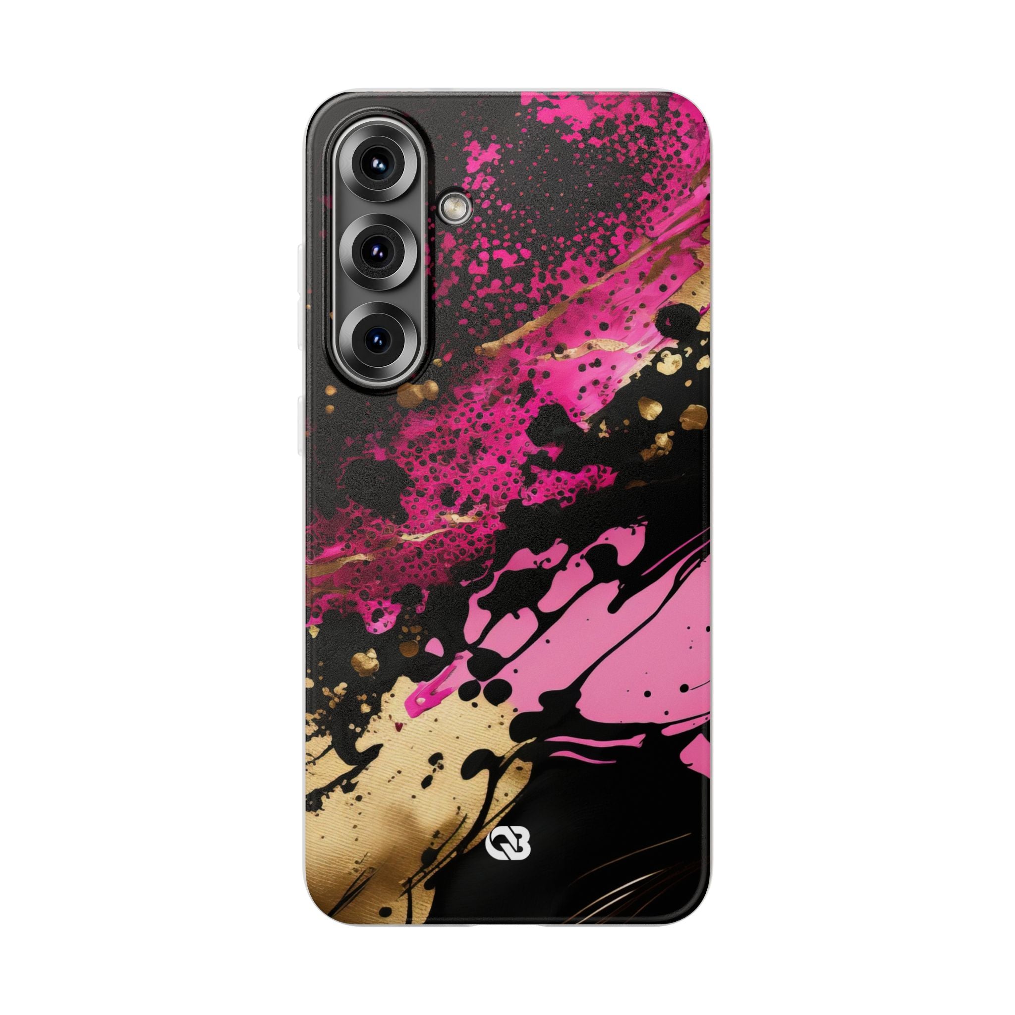 Magenta Liquid Gold · Soft Hoesje voor Samsung