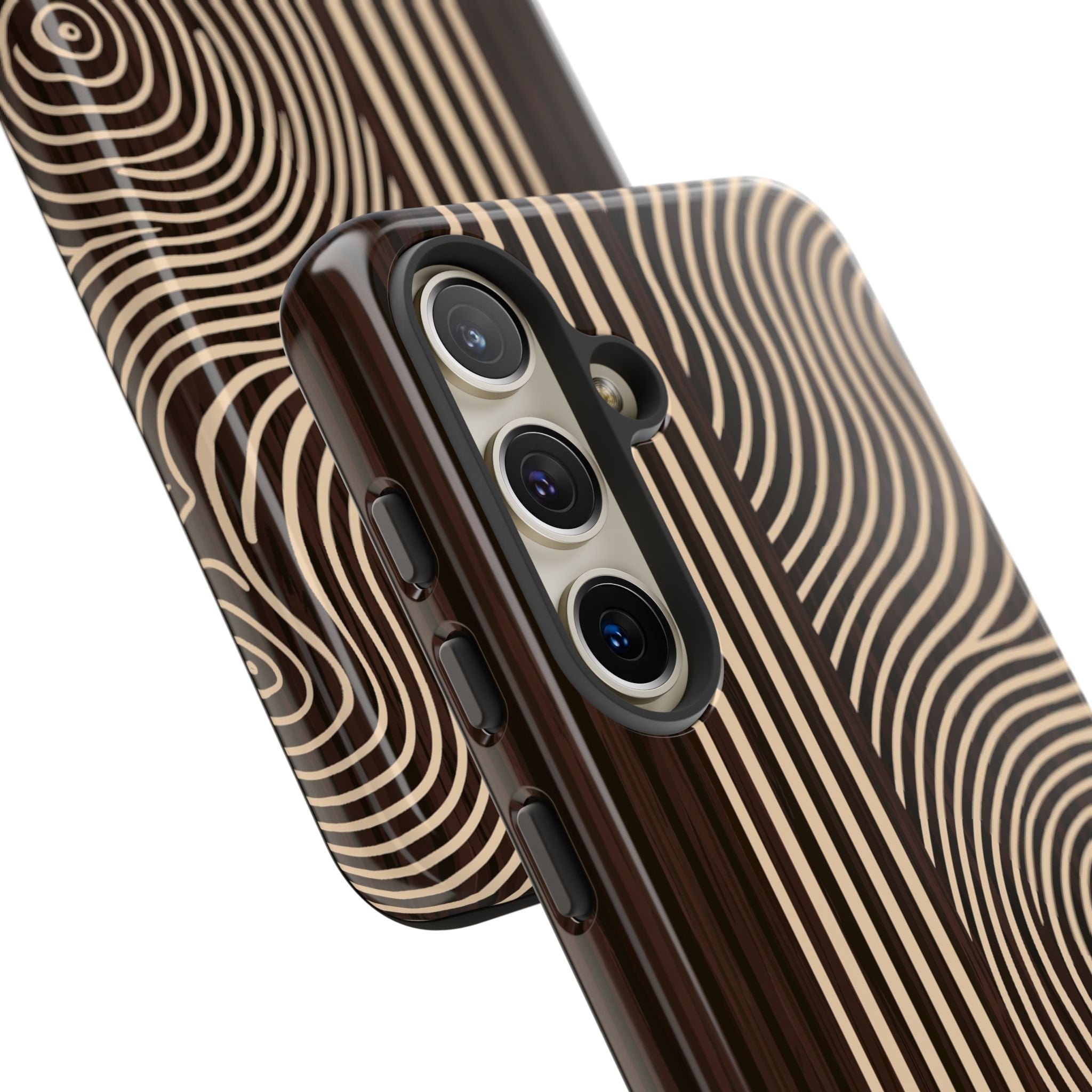 Brown Tough Phone Case for Samsung - Espresso Sand Ridge