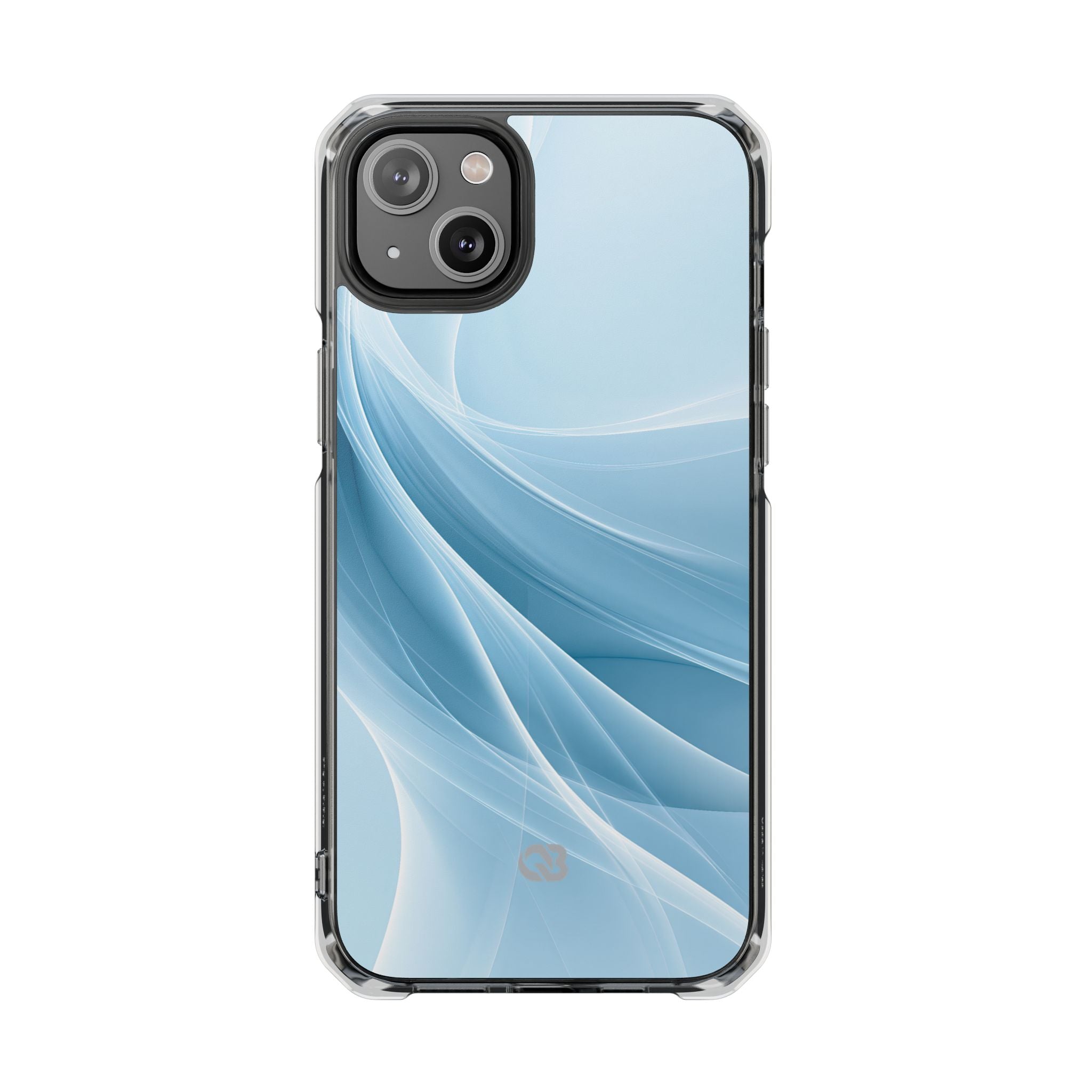 Blue Impact MagSafe Phone Case for iPhone - Arctic Silk Drift