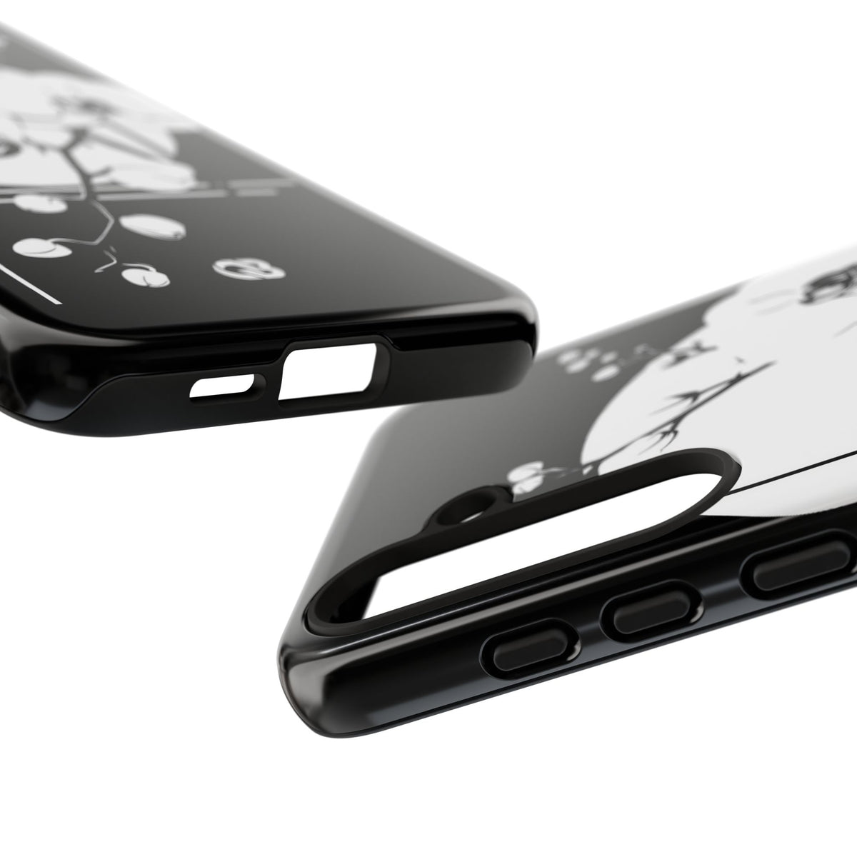 Nocturne Orchid Bloom · Tough Phone Case for Samsung · Black