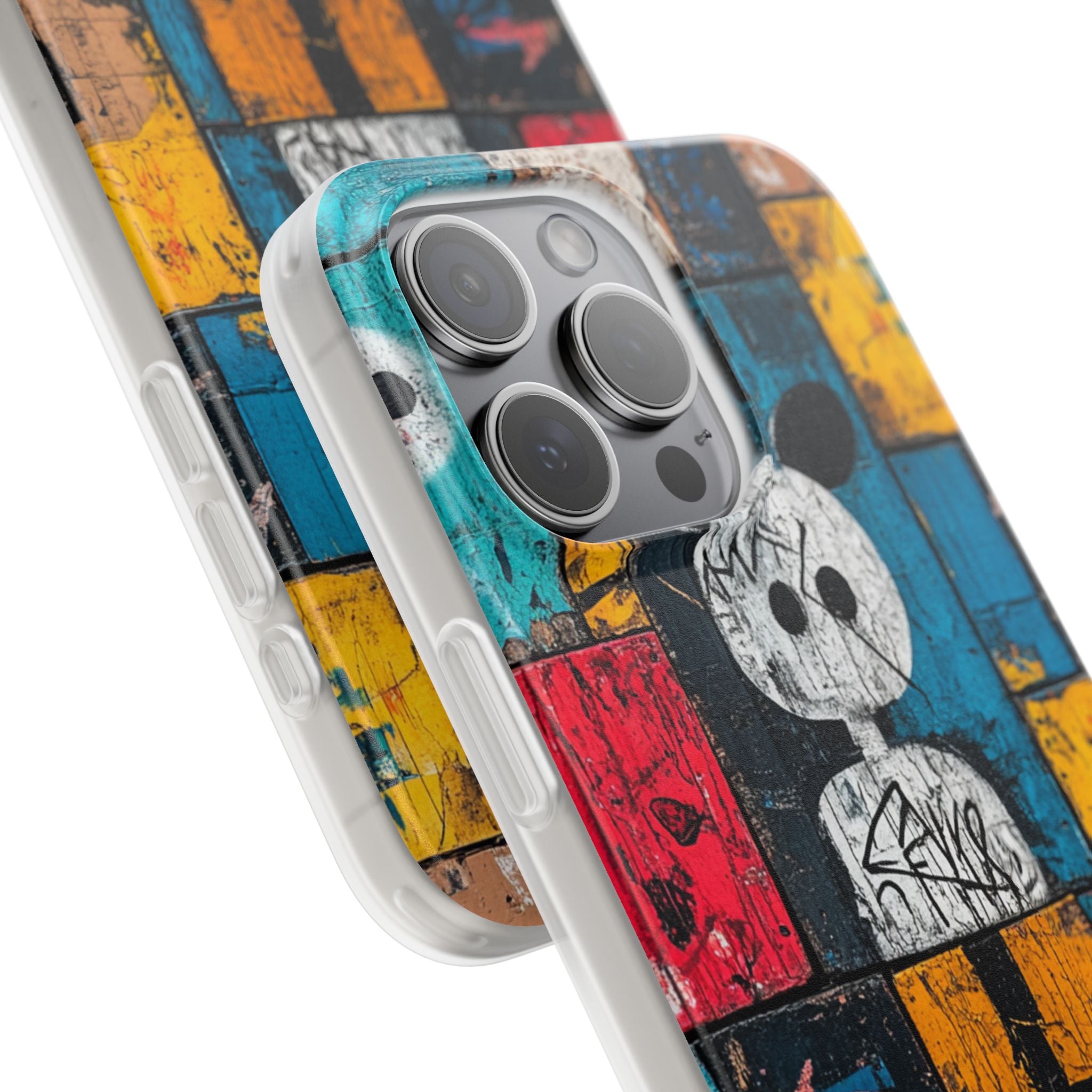 Mickey Mosaic iPhone 15 Pro Max Case - Soft