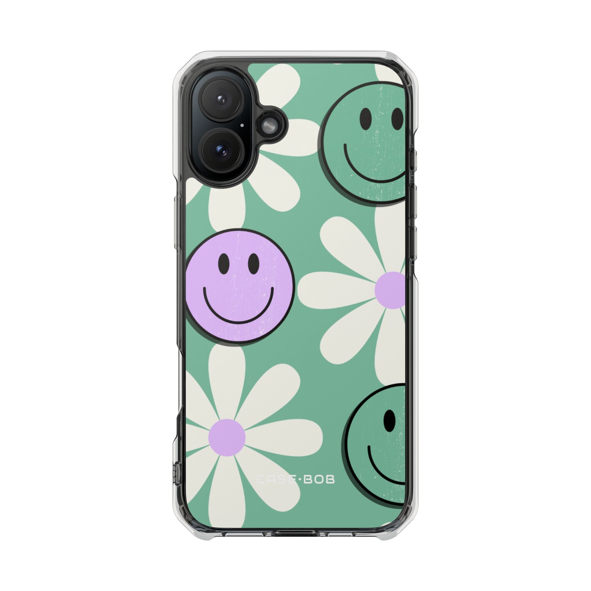 Smiley Daisy Glow iPhone 16 Plus Case - Impact