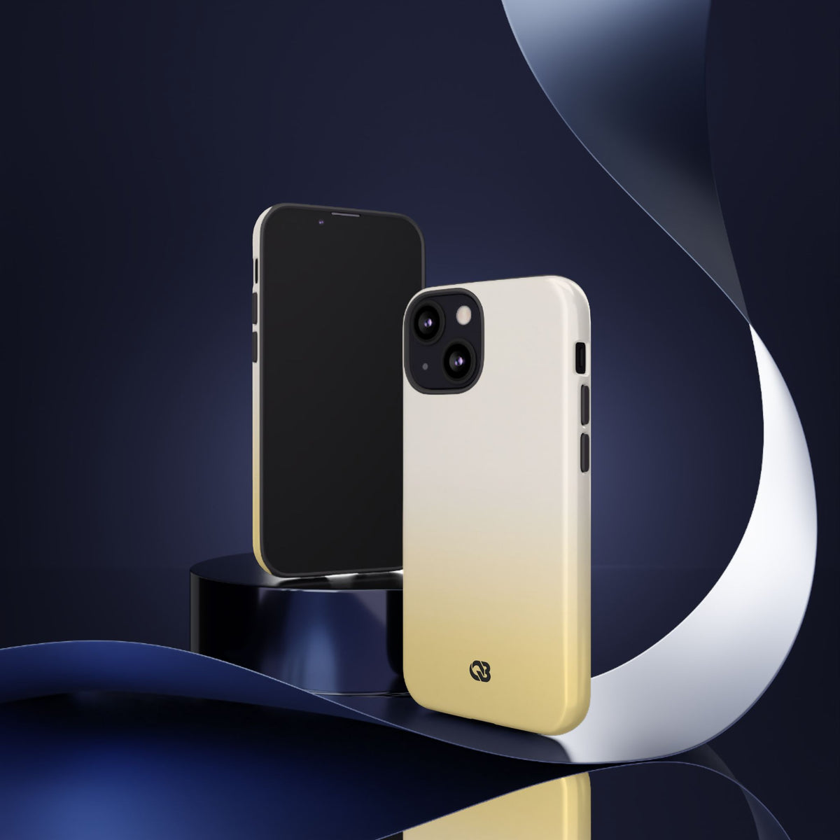 Solar Cream Ombre · Tough Phone Case for iPhone · Yellow