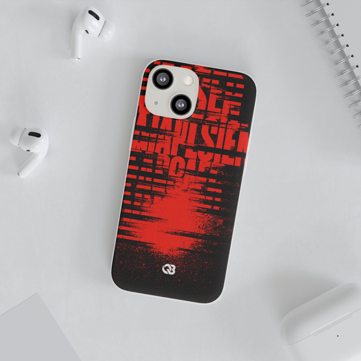 Crimson Redaction · Lite Phone Case for iPhone · Black
