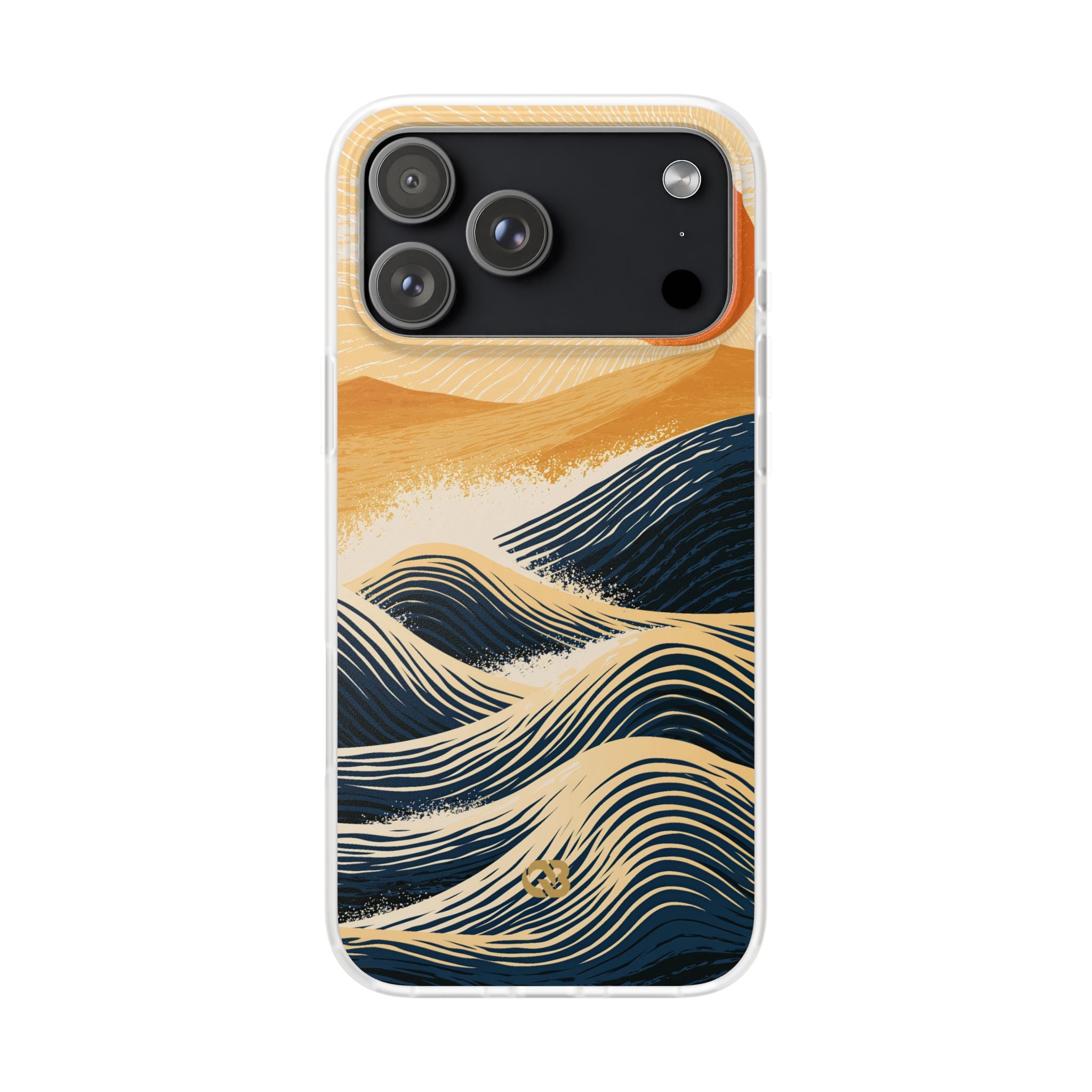 Blue Lite Phone Case for iPhone - Kyoto Cresting Tide