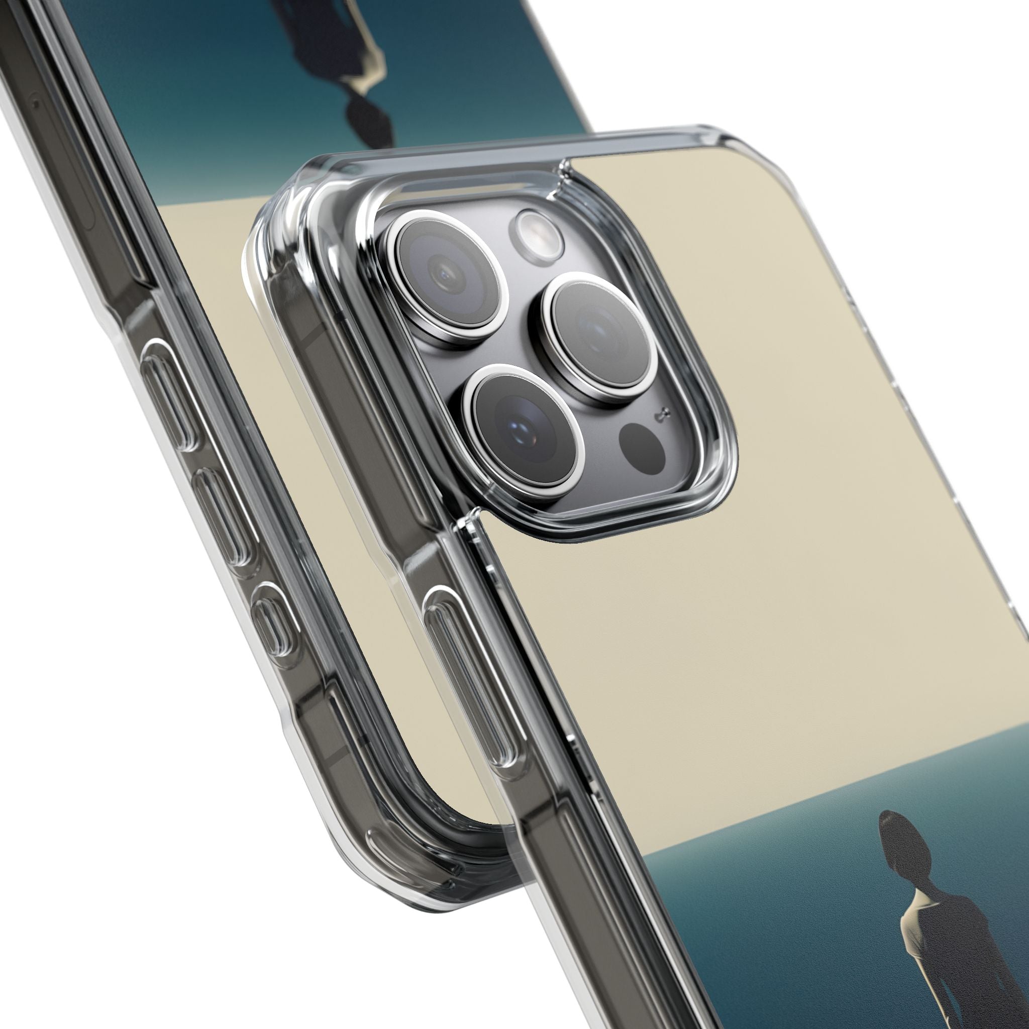 Solitary Blue Horizon · Impact Hoesje voor iPhone · Magsafe