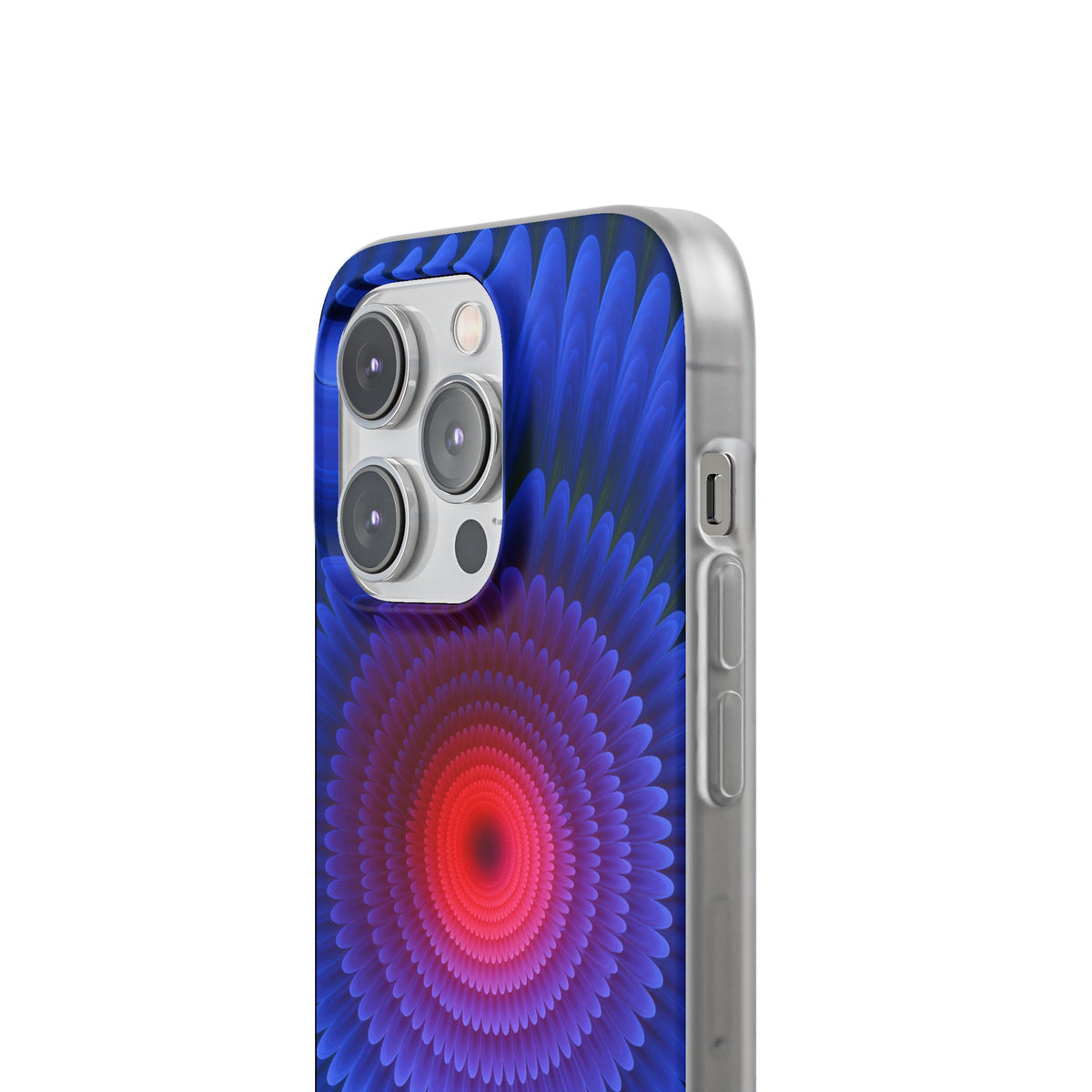Radial Spectrum Bloom · Lite Phone Case for iPhone · Blue