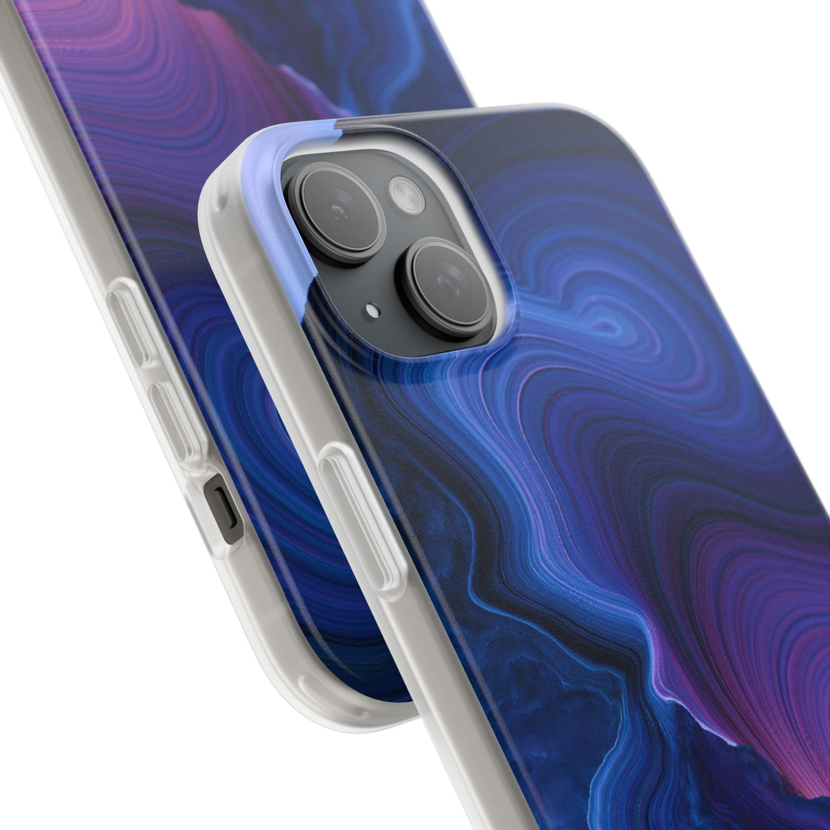 Radiant Strata · Lite Phone Case for iPhone · Blue