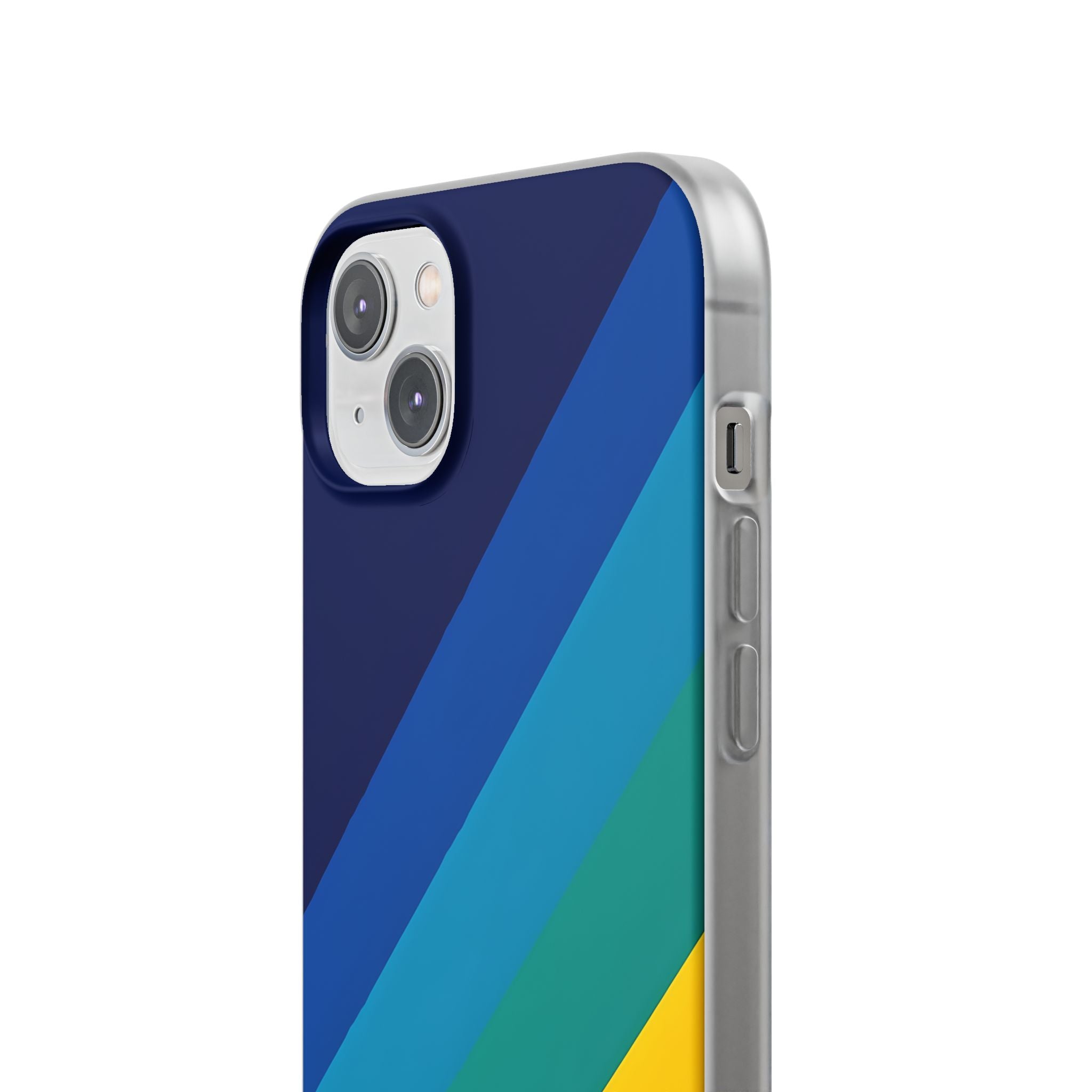 Prismatic Slant · Soft Phone Case for iPhone