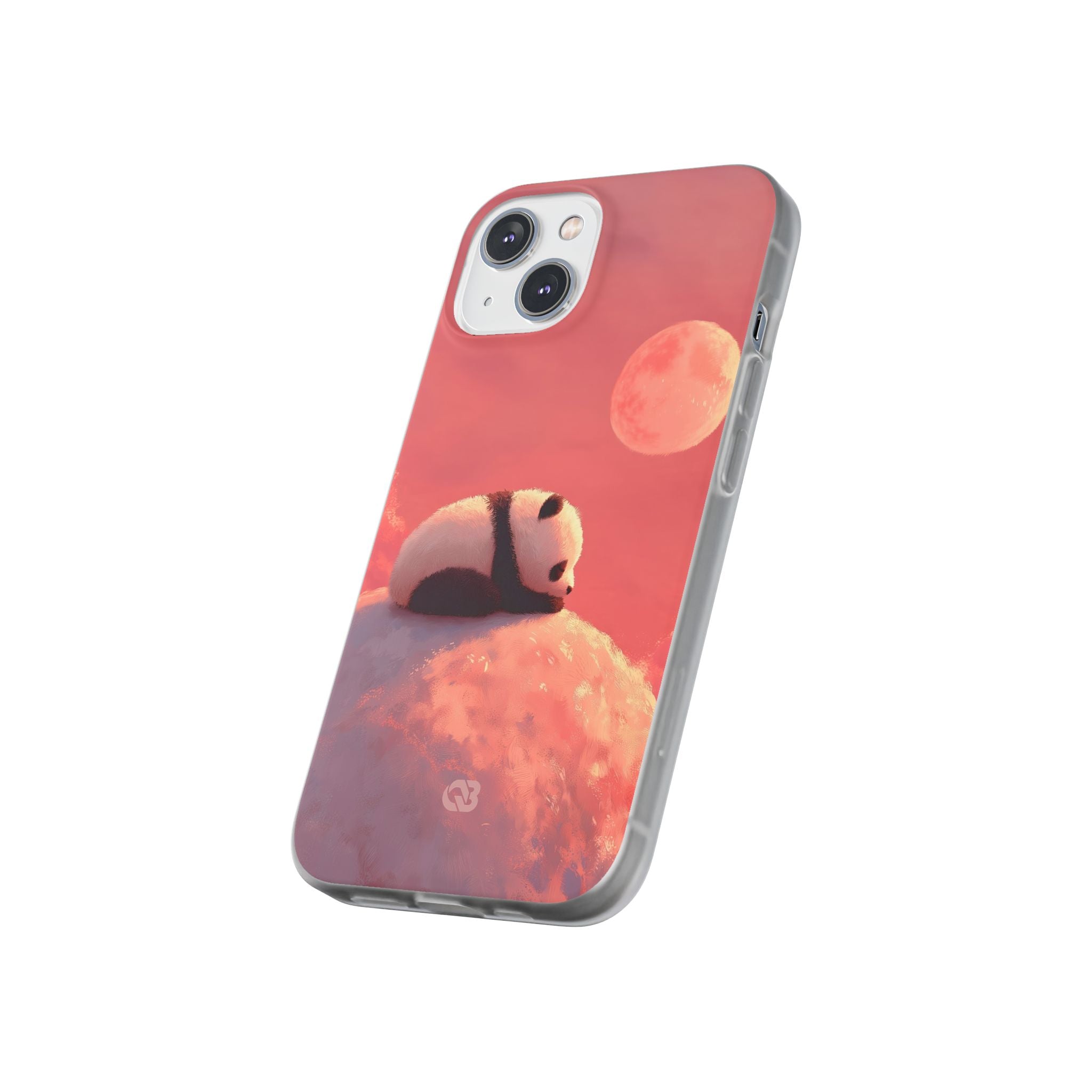 Rose Moon Panda · Soft Phone Case for iPhone