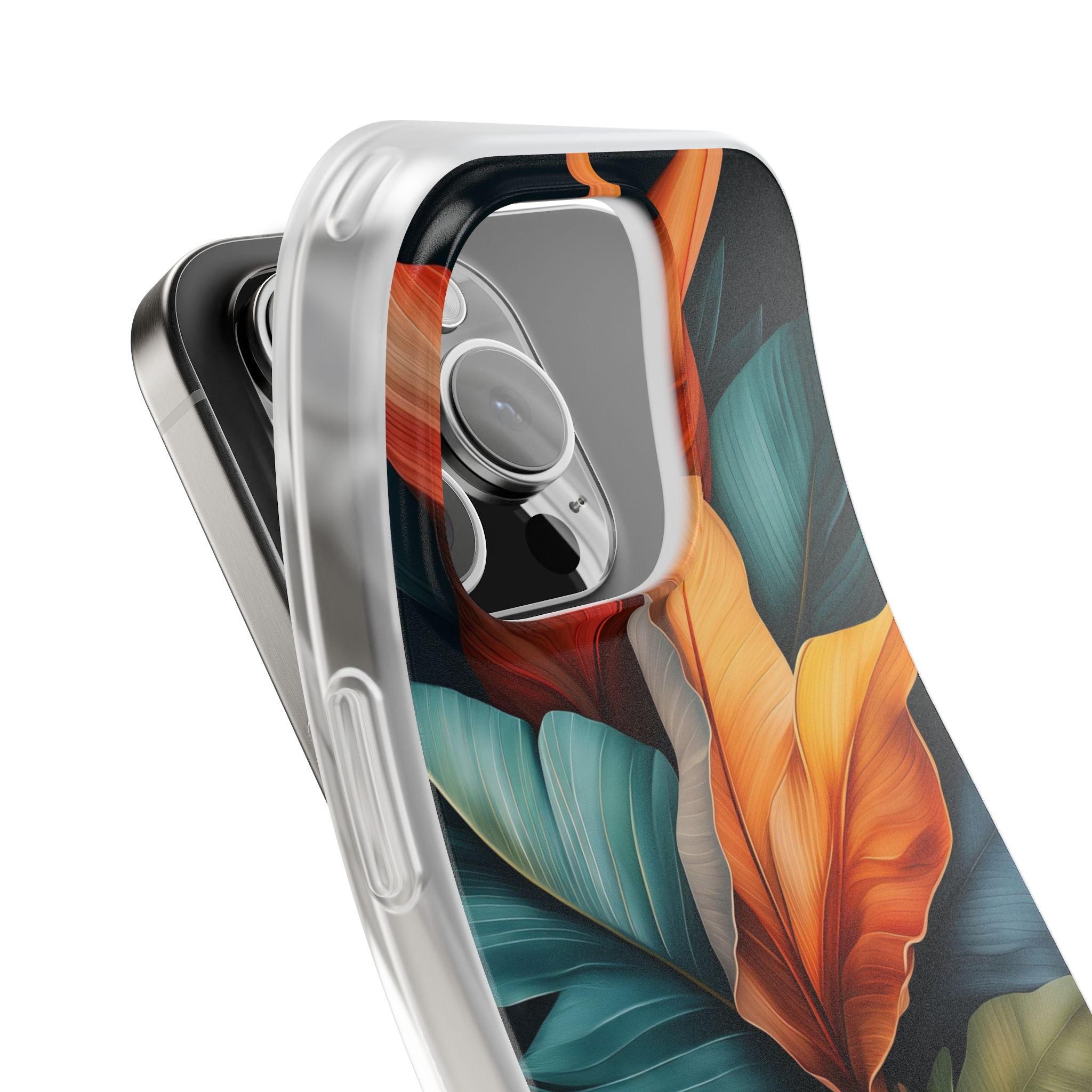 Tropischer Blattburst iPhone 16 Pro Case - Soft