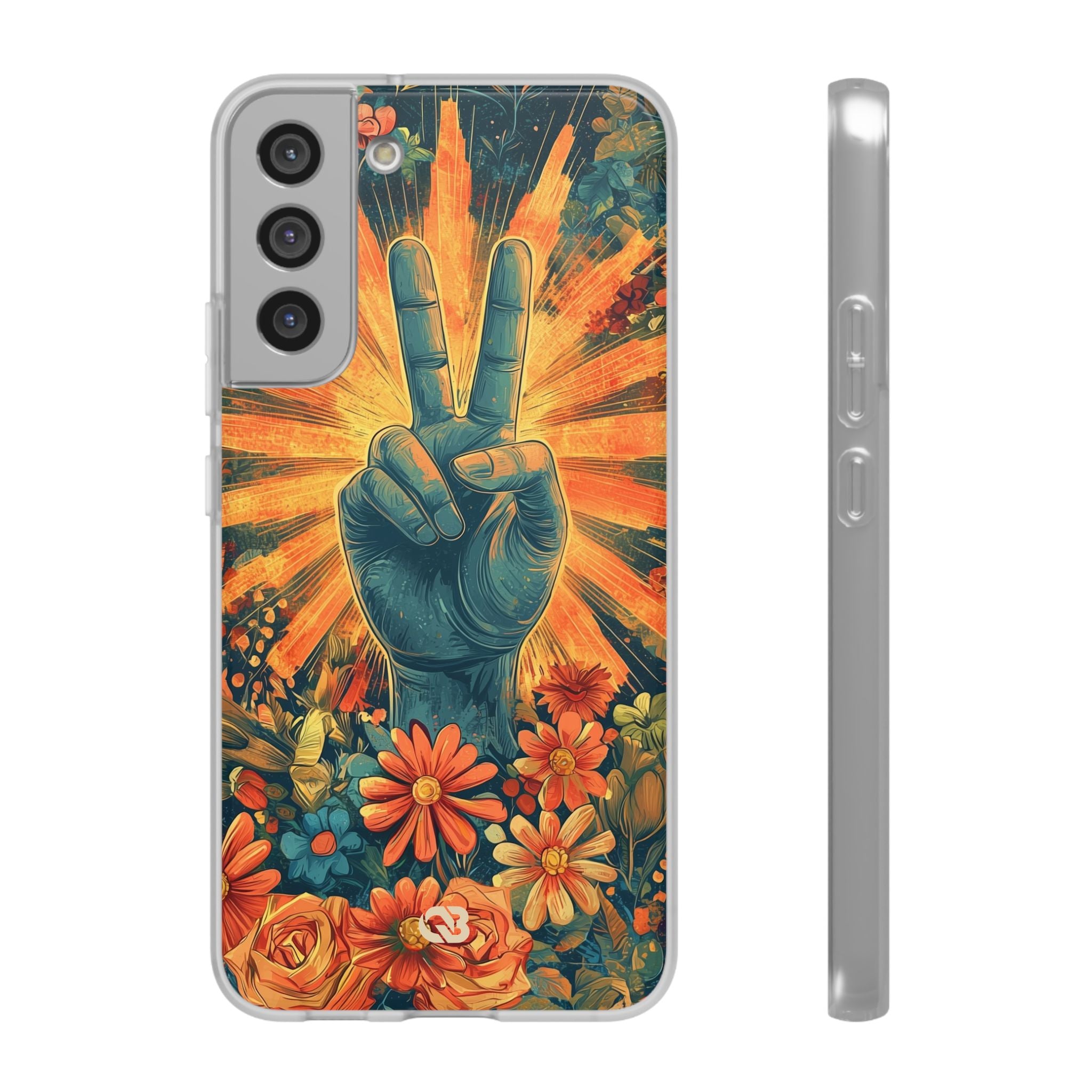 Radiant Peace Bloom · Soft Phone Case for Samsung