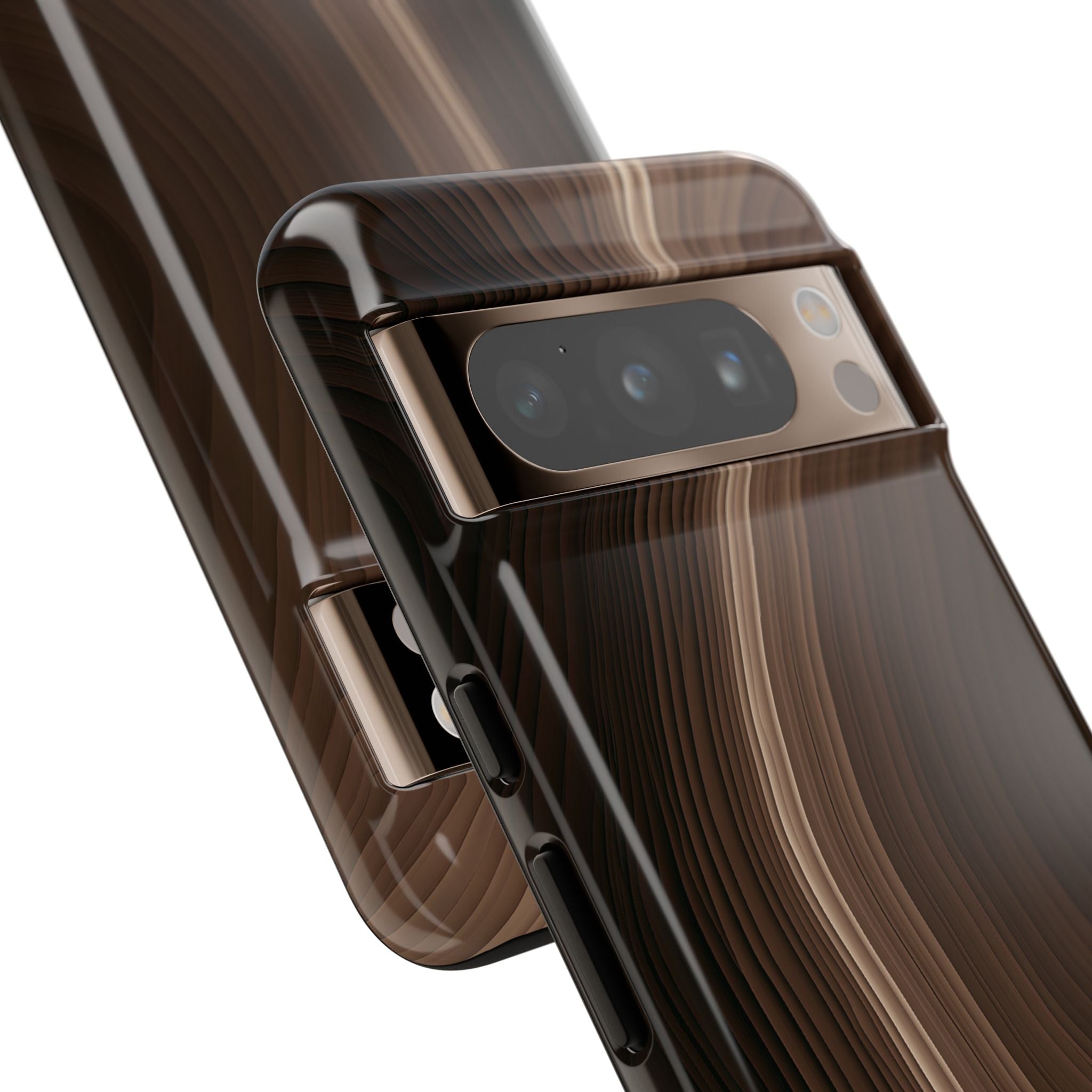 Brown Tough Phone Case for Google Pixel - Bronzed Canyon Relief