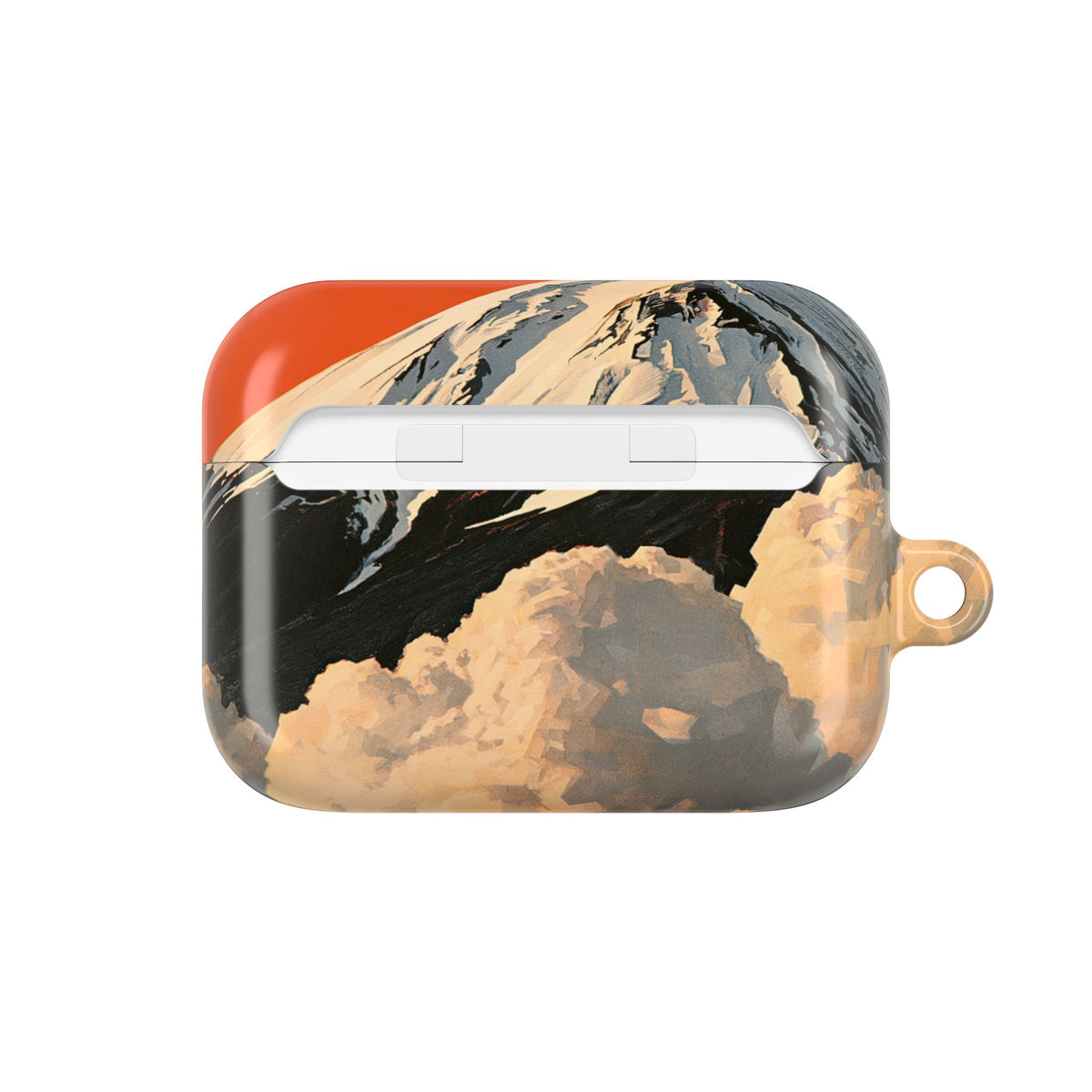 Sacred Peak Fuji · Hard Case for AirPods & AirPods Pro · Orange