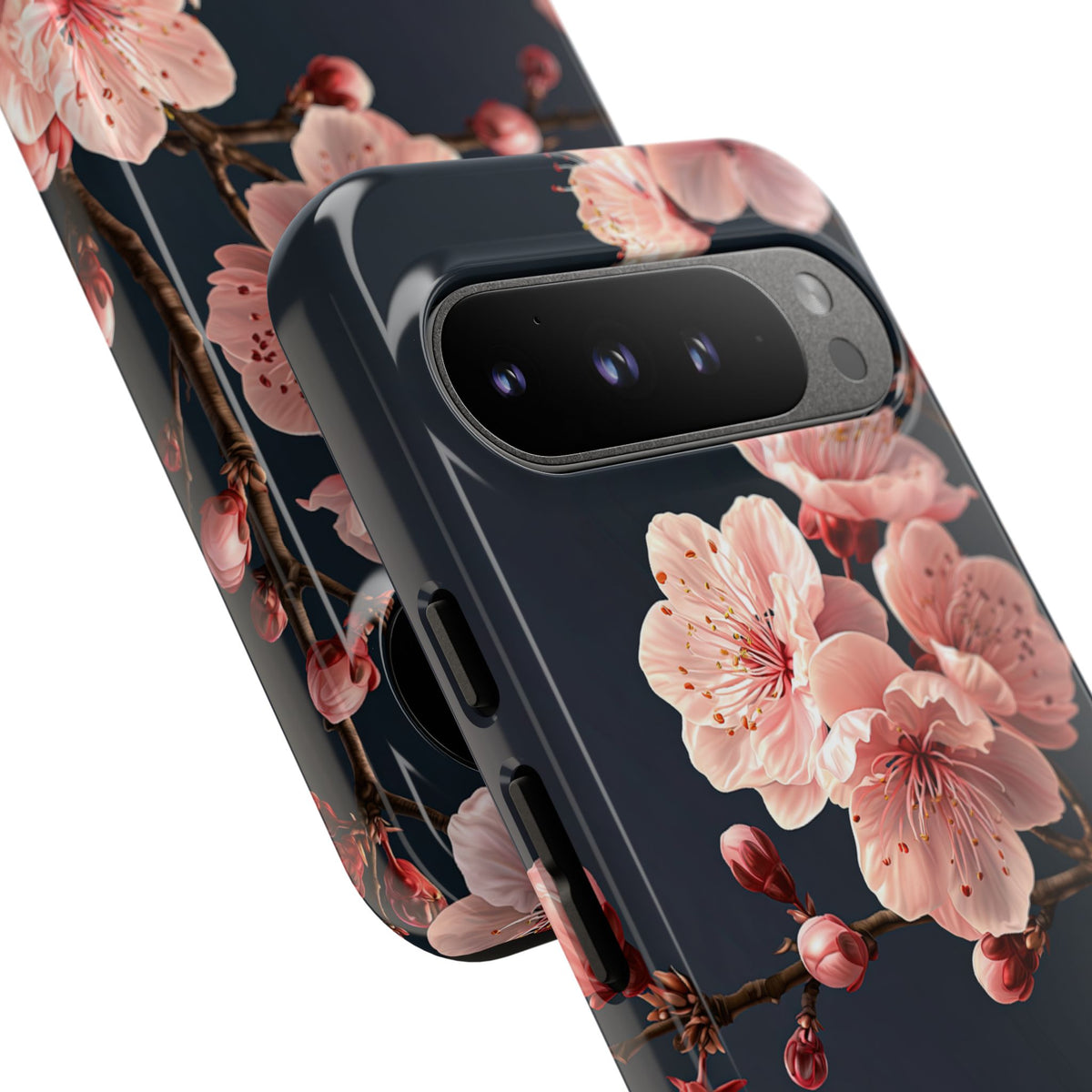 Midnight Sakura Bloom · Tough Phone Case for Pixel · Pink