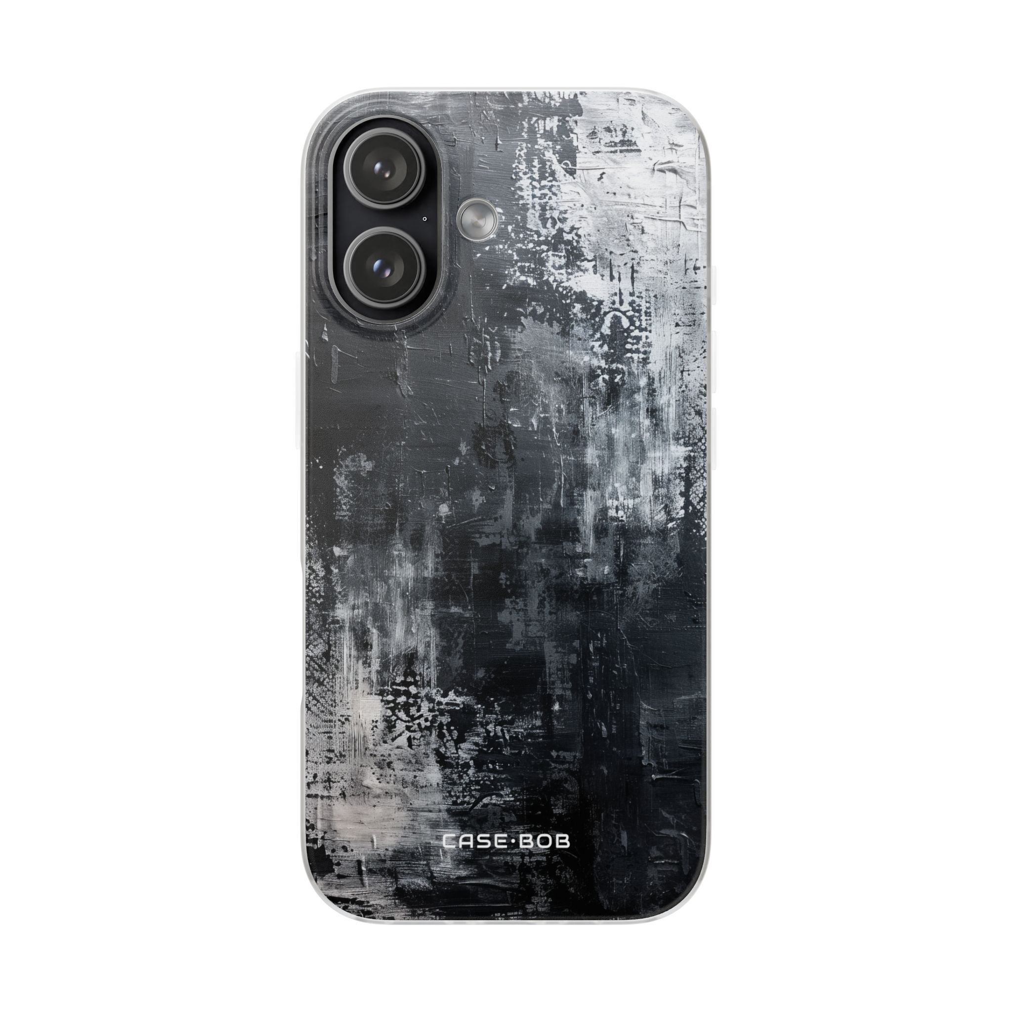 Textured Blackscape iPhone 17 Case - Soft - CASE•BOB