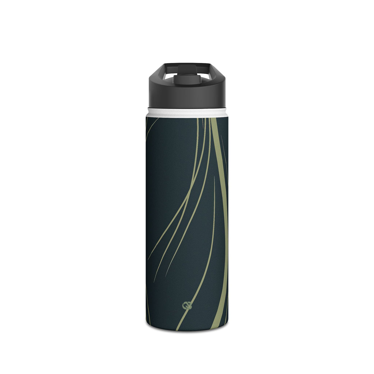 Serpentine Reeds · Insulated Water Bottle · Green