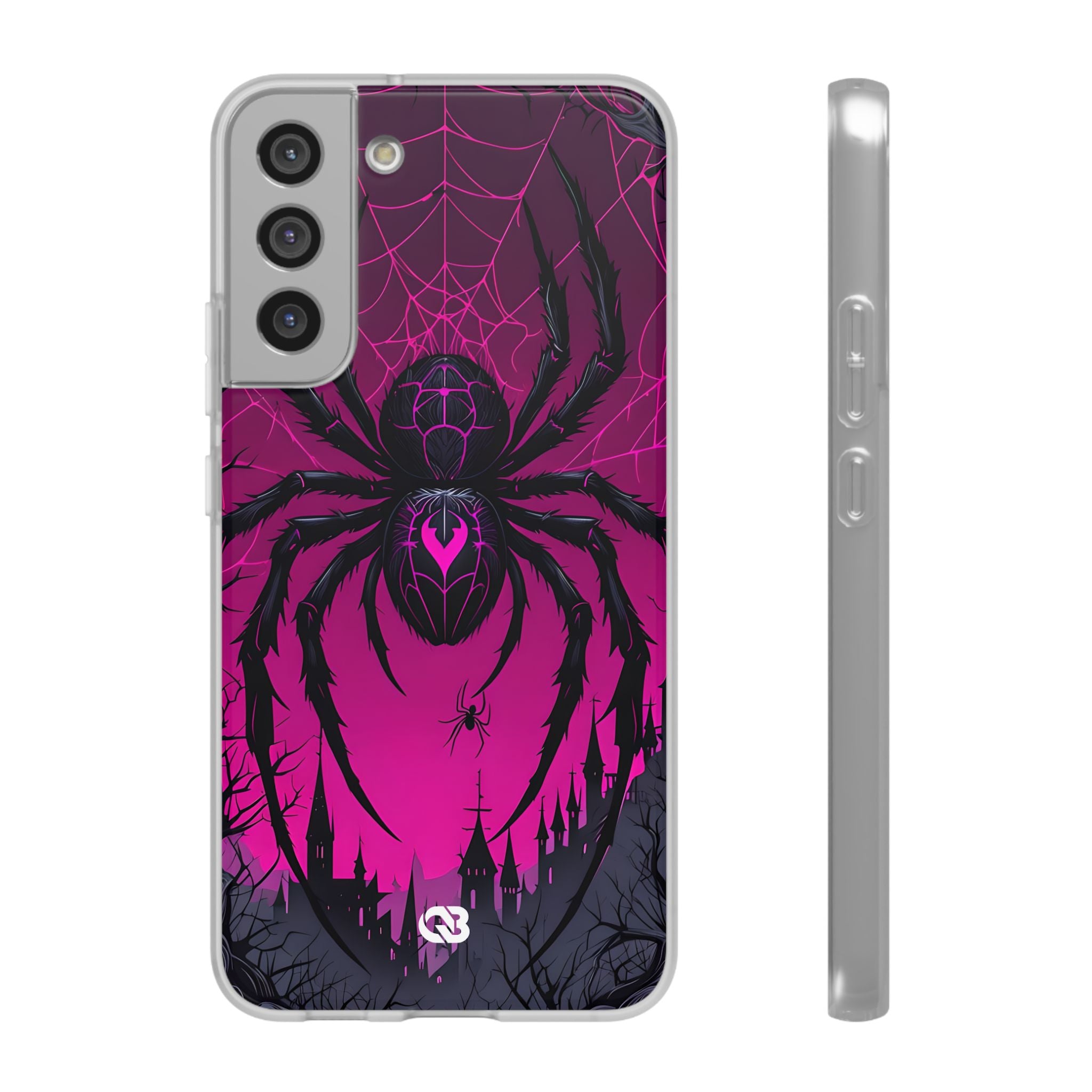Obsidian Neon Widow · Soft Custodia per Samsung