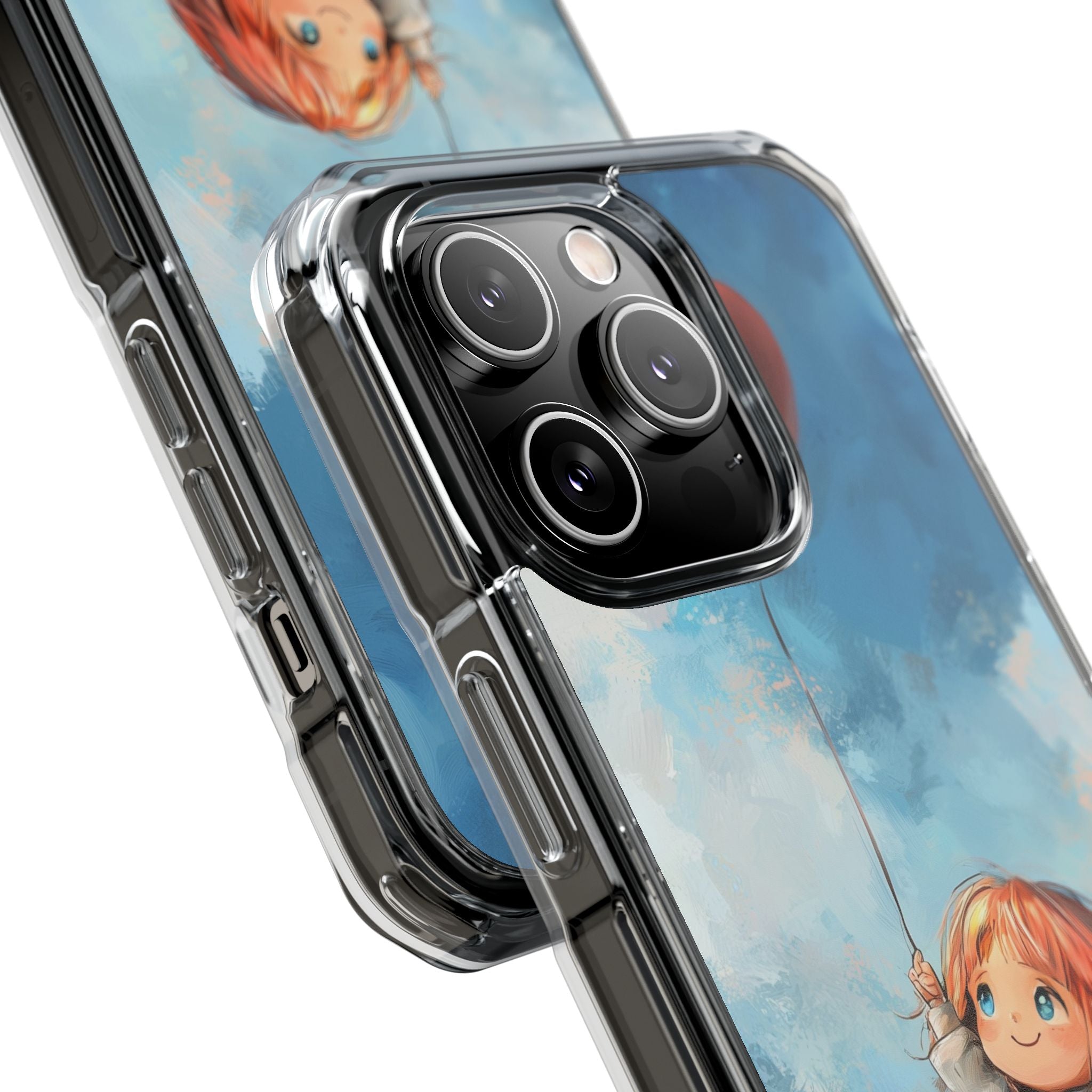 Crimson Heart Sky · Impact Phone Case for iPhone · Magsafe