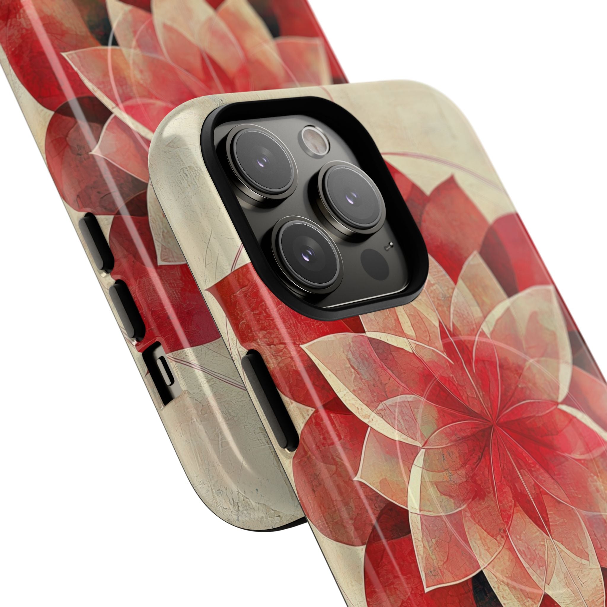 Crimson Petal Peak · Tough+ Phone Case for iPhone · Magsafe