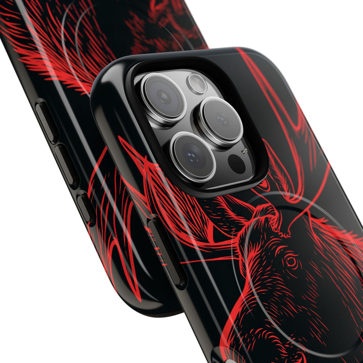 Nordic Elk · Tough 2.0 Magnetic Phone Case for iPhone · Black