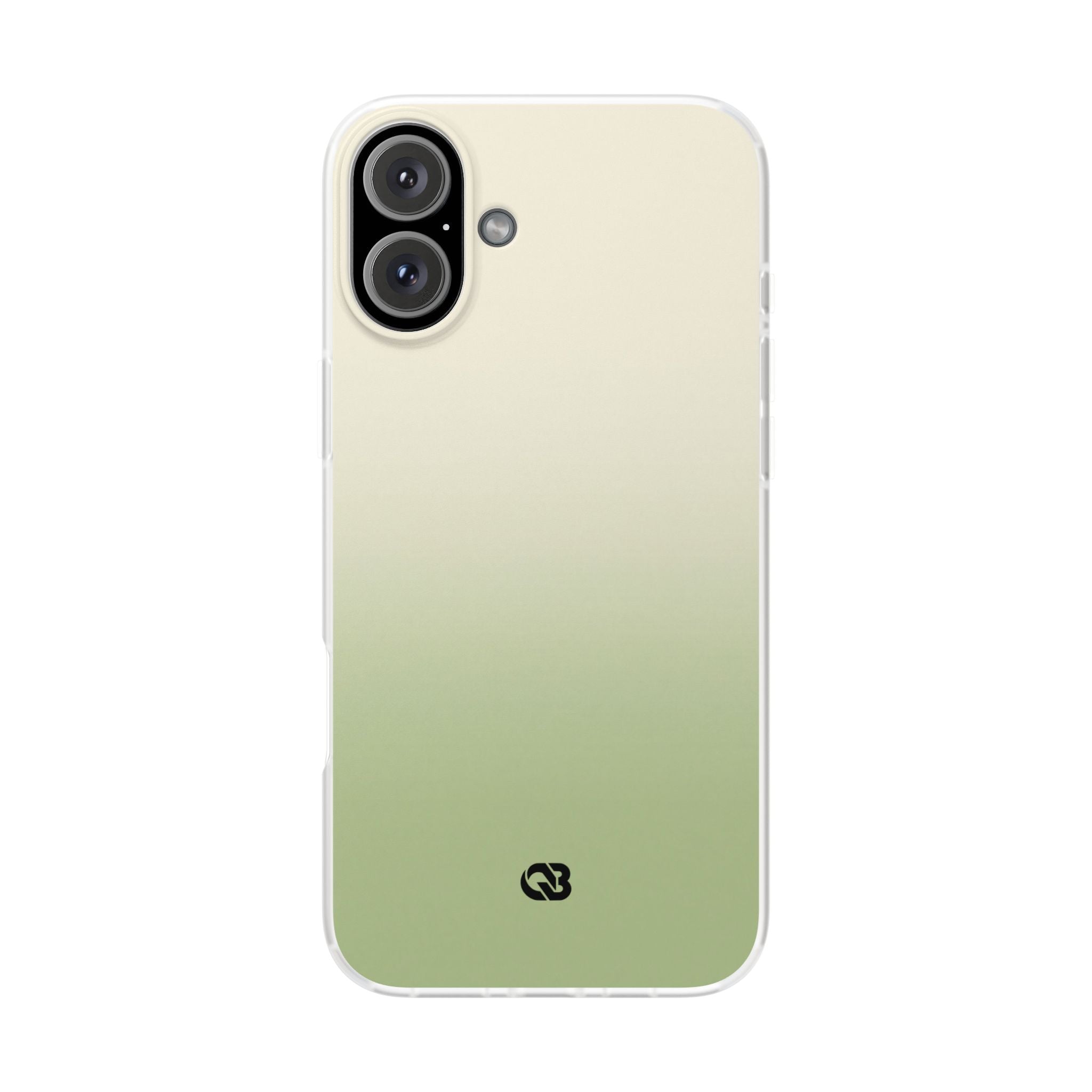 Green Lite Phone Case for iPhone - Bone Sage Fade